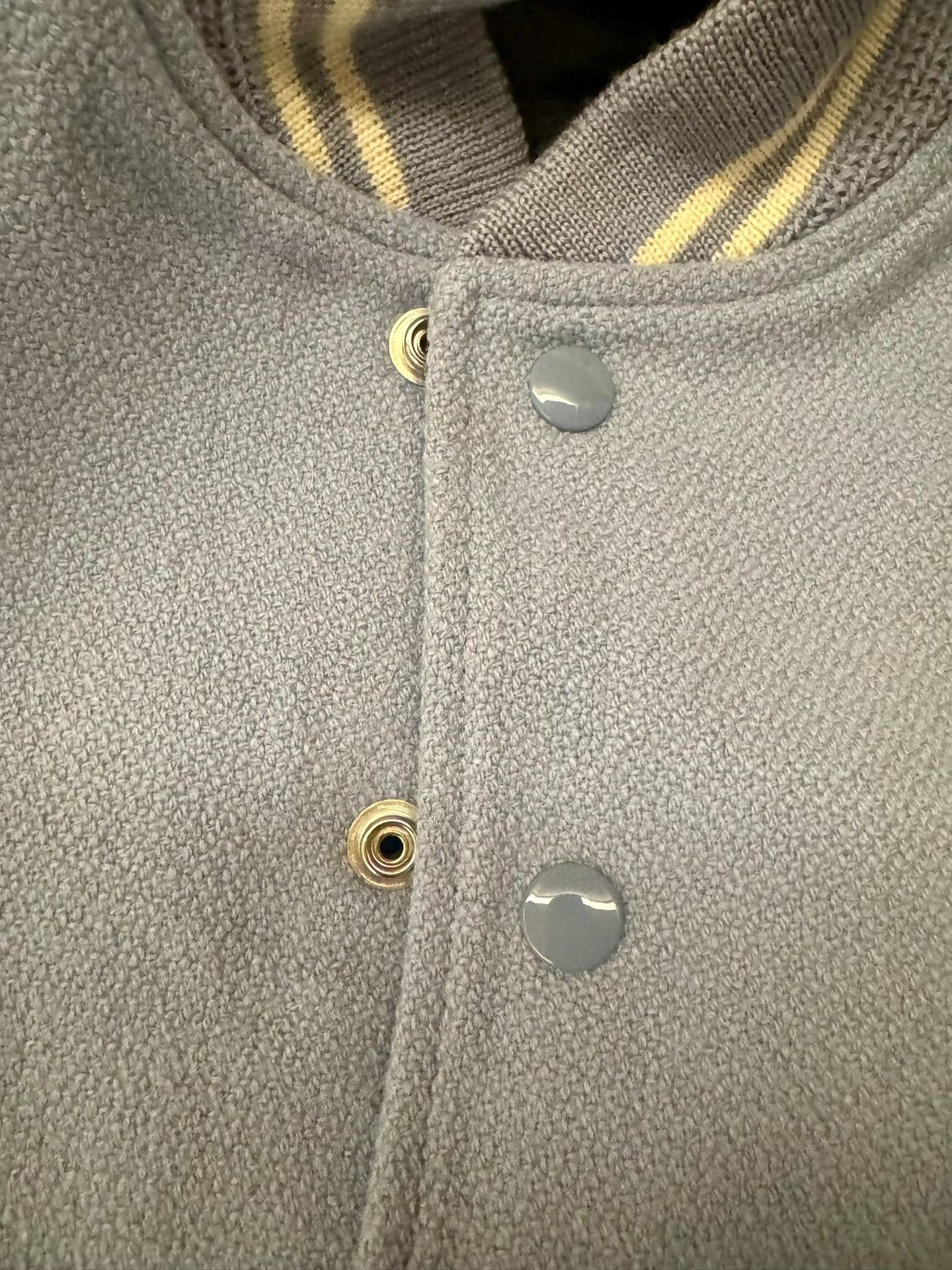 Saint Laurent Paris Saint Laurent Light Blue Baseball Jacket Size XS / US 0-2 / IT 36-38 - 8 Thumbnail