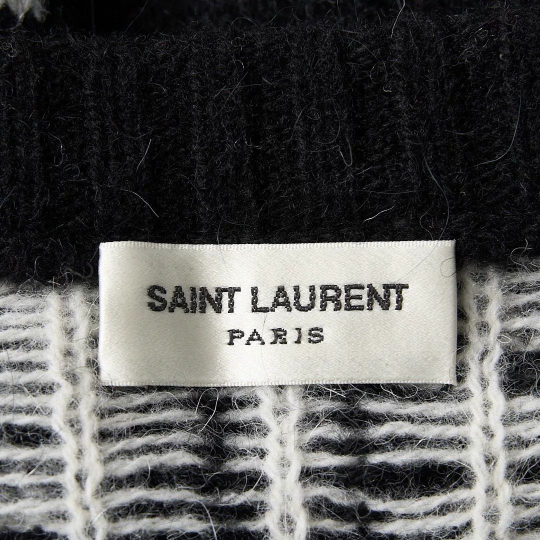 Saint Laurent Paris Saint Laurent Men's Zigzag Knit Sweater Size US M / EU 48-50 / 2 - 6 Thumbnail