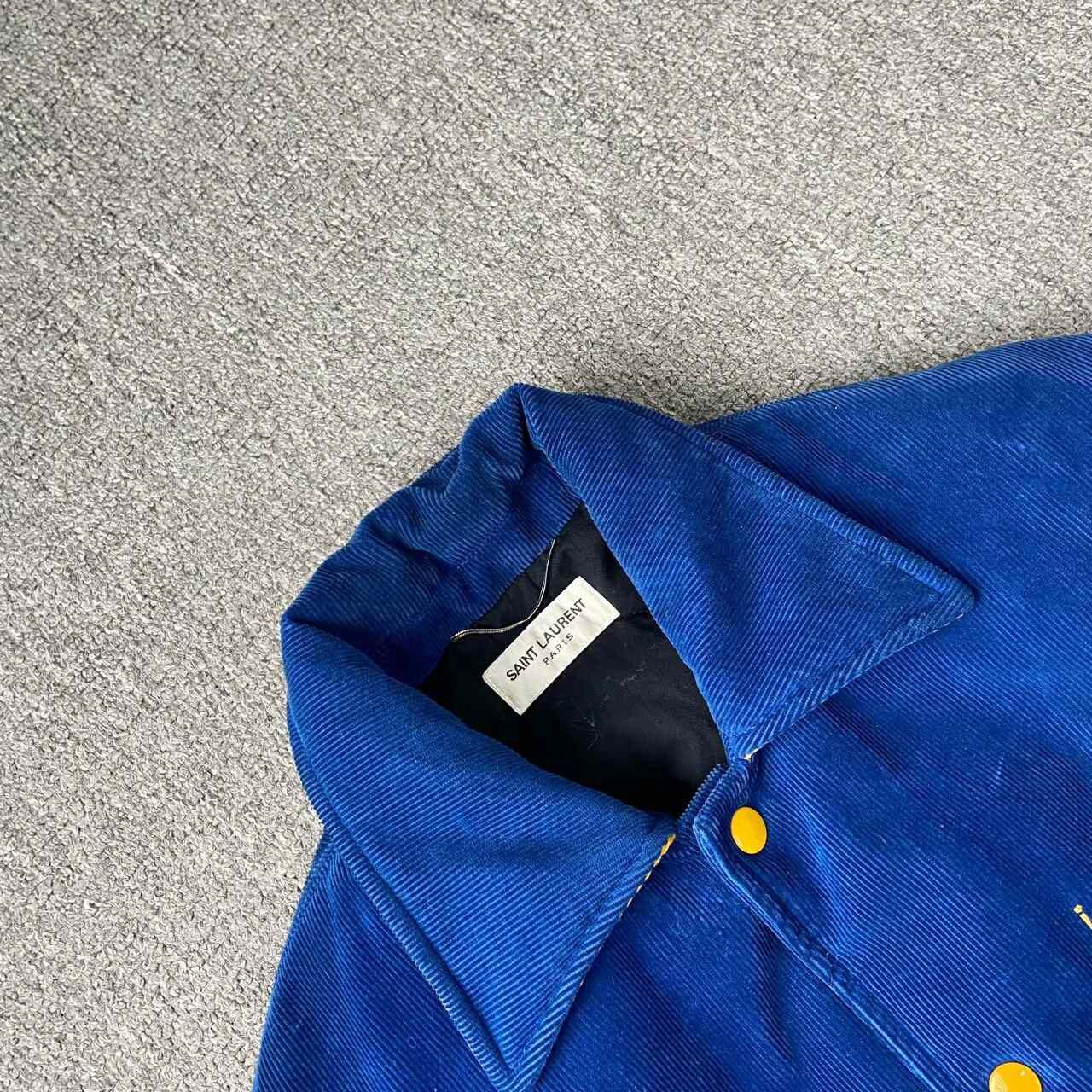 Saint Laurent Paris Saint Laurent Colorblock Corduroy Jacket Size US S / EU 44-46 / 1 - 4 Thumbnail