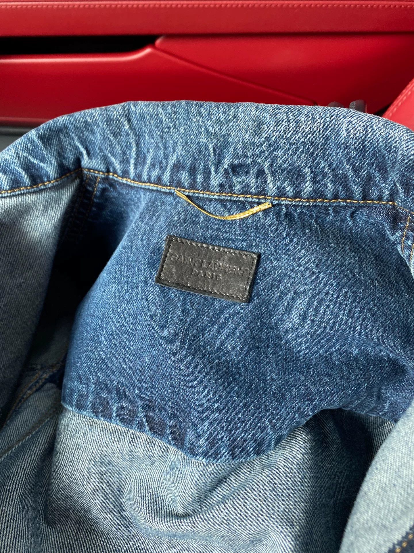 Saint Laurent Paris Saint Laurent Blue Denim Jacket Size XS / US 0-2 / IT 36-38 - 4 Thumbnail