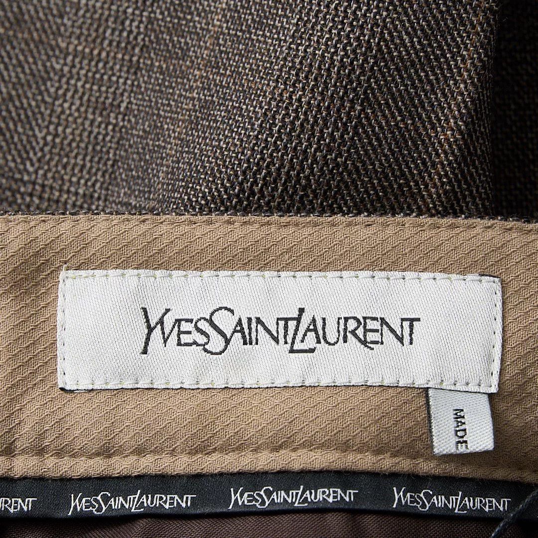Saint Laurent Paris Saint Laurent Brown Check Drawstring Trousers Size US 28 / EU 44 - 6 Thumbnail
