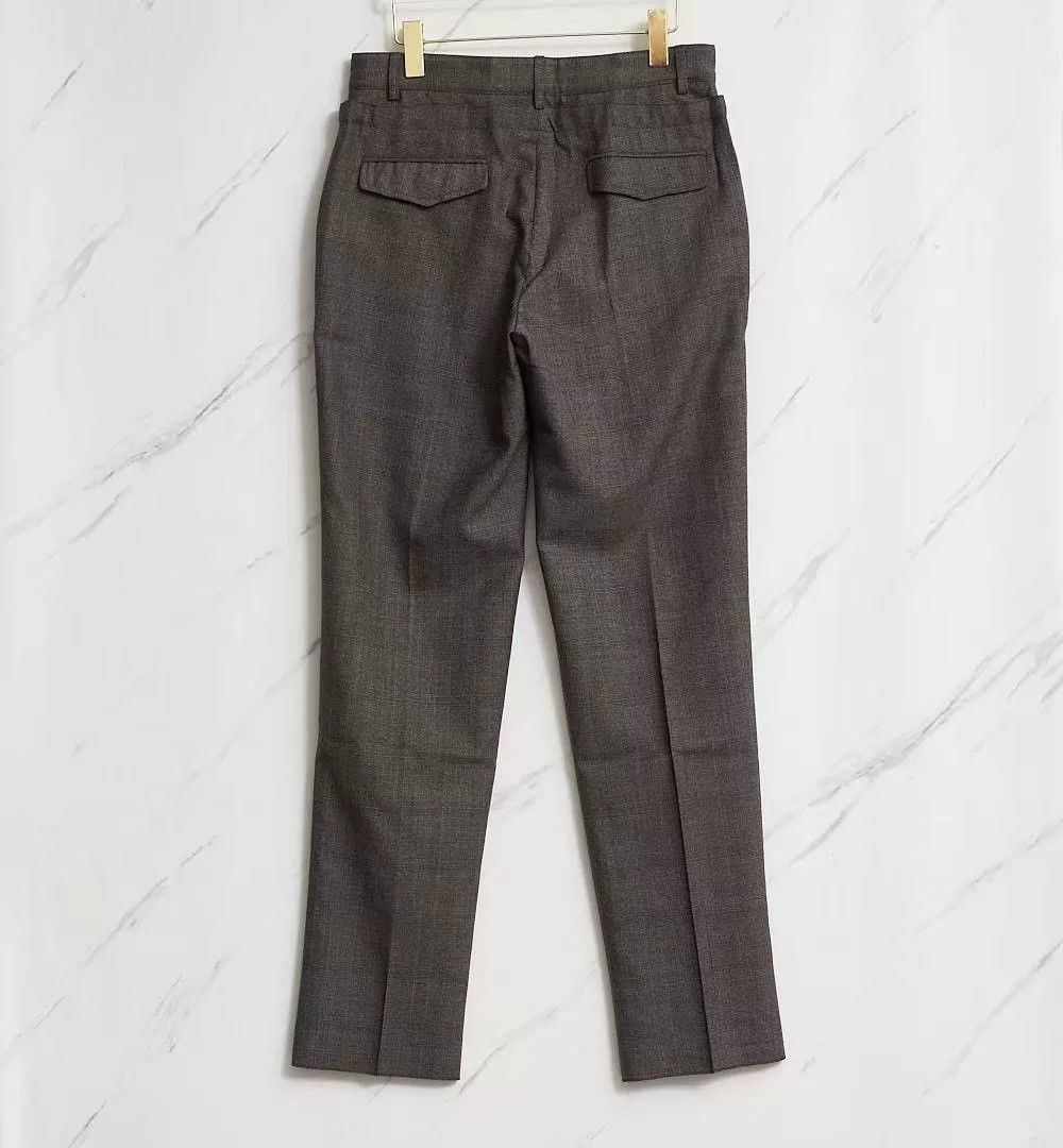 Saint Laurent Paris Saint Laurent Brown Check Drawstring Trousers Size US 28 / EU 44 - 4 Thumbnail