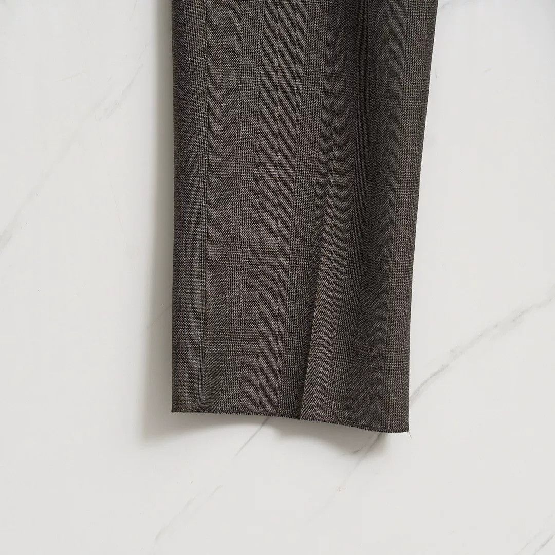 Saint Laurent Paris Saint Laurent Brown Check Drawstring Trousers Size US 28 / EU 44 - 3 Thumbnail