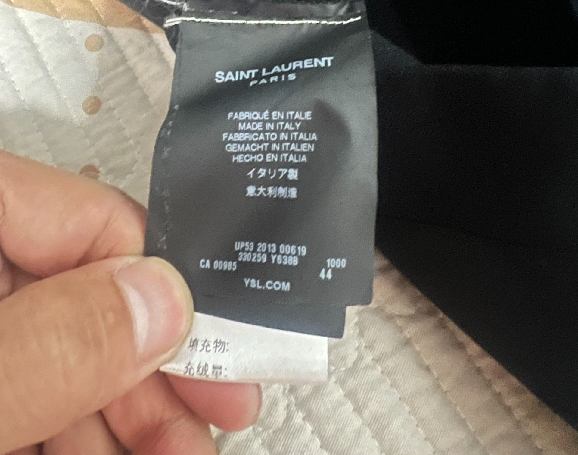 Saint Laurent Paris Saint Laurent Black Formal Pants Size 44 Size US 28 / EU 44 - 3 Thumbnail