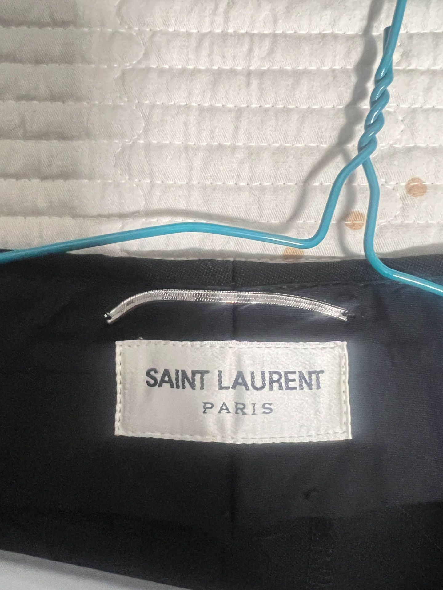 Saint Laurent Paris Saint Laurent Black Formal Pants Size 44 Size US 28 / EU 44 - 2 Thumbnail