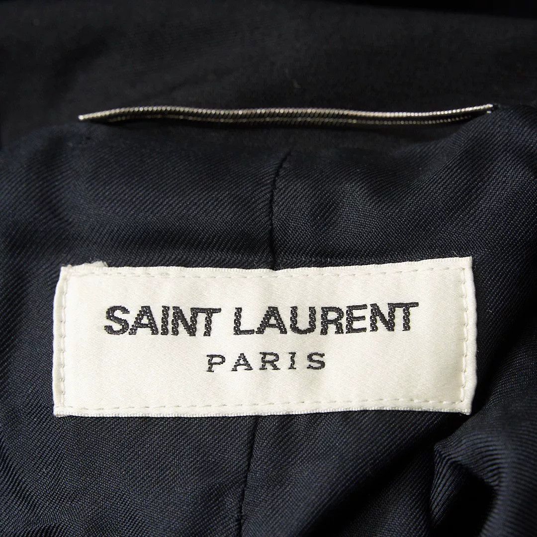 Saint Laurent Paris Saint Laurent Black Hooded Double-Zip Jacket Size US M / EU 48-50 / 2 - 7 Thumbnail