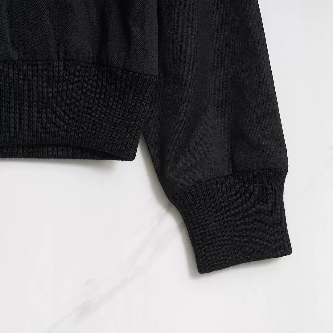 Saint Laurent Paris Saint Laurent Black Hooded Double-Zip Jacket Size US M / EU 48-50 / 2 - 4 Thumbnail