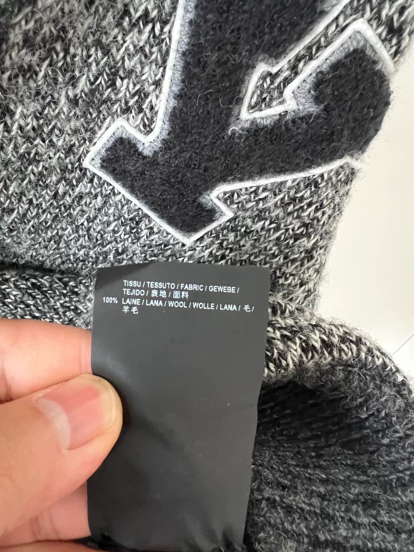 Saint Laurent Paris Saint Laurent Gray Cardigan with Y Patch Size US S / EU 44-46 / 1 - 6 Thumbnail