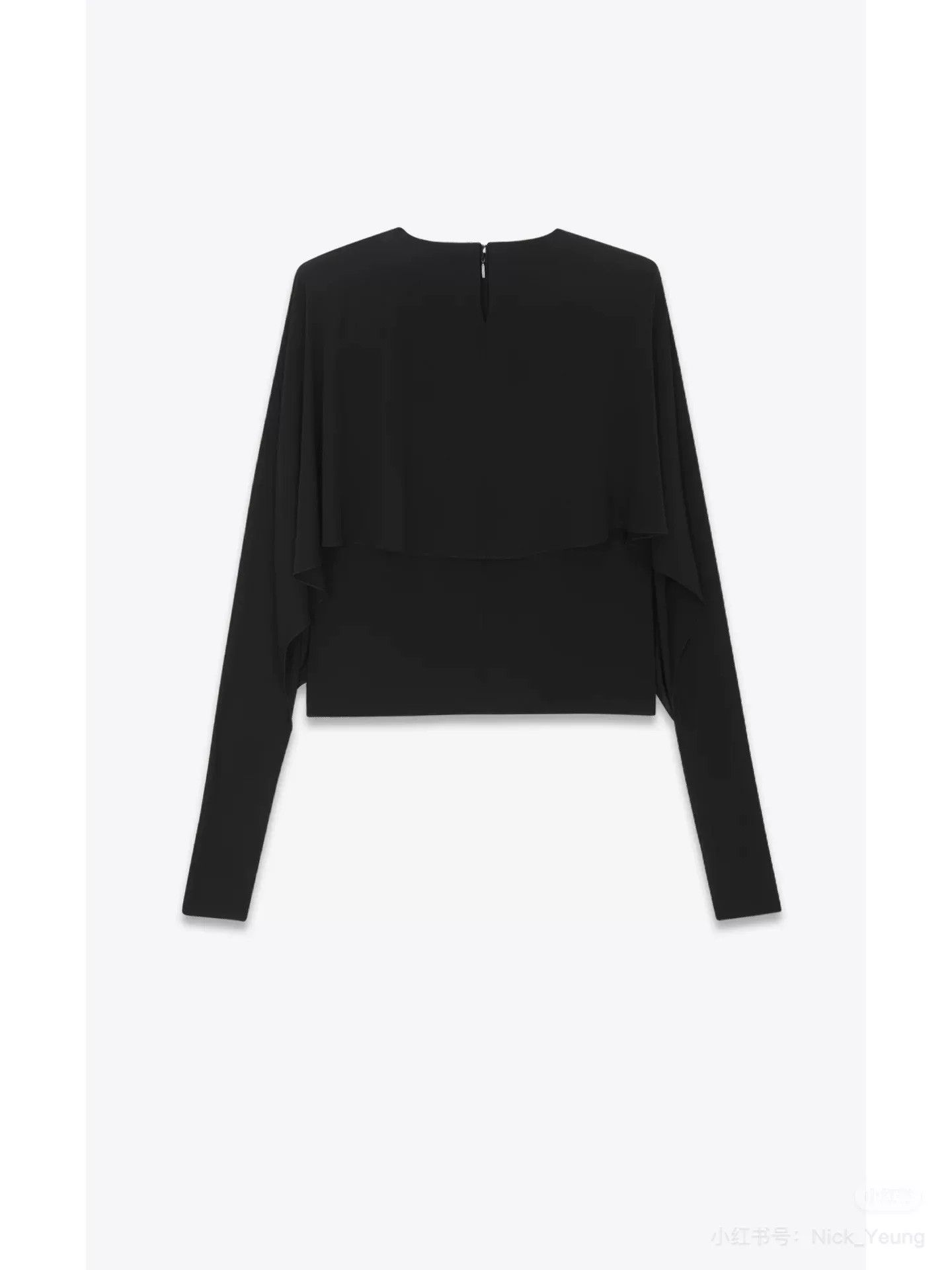 Saint Laurent Paris Saint Laurent Black Flower Top Size S / US 4 / IT 40 - 5 Thumbnail