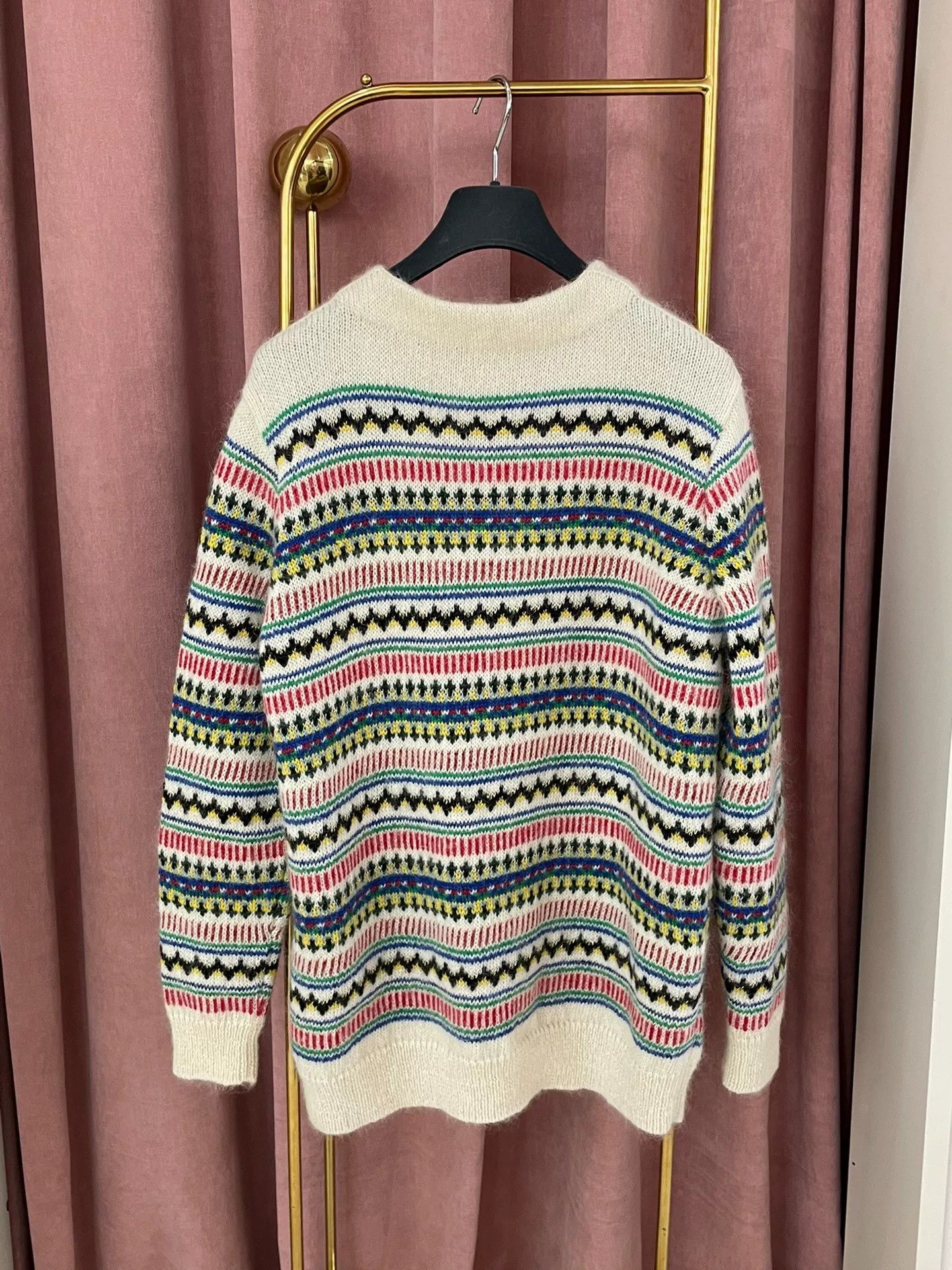 Saint Laurent Paris Saint Laurent Colorful Striped Cardigan Size XS / US 0-2 / IT 36-38 - 2 Thumbnail