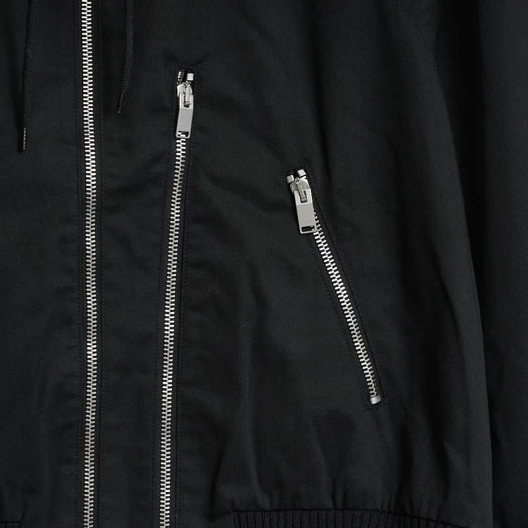 Saint Laurent Paris Saint Laurent Men's Black Hooded Jacket Size US M / EU 48-50 / 2 - 3 Thumbnail