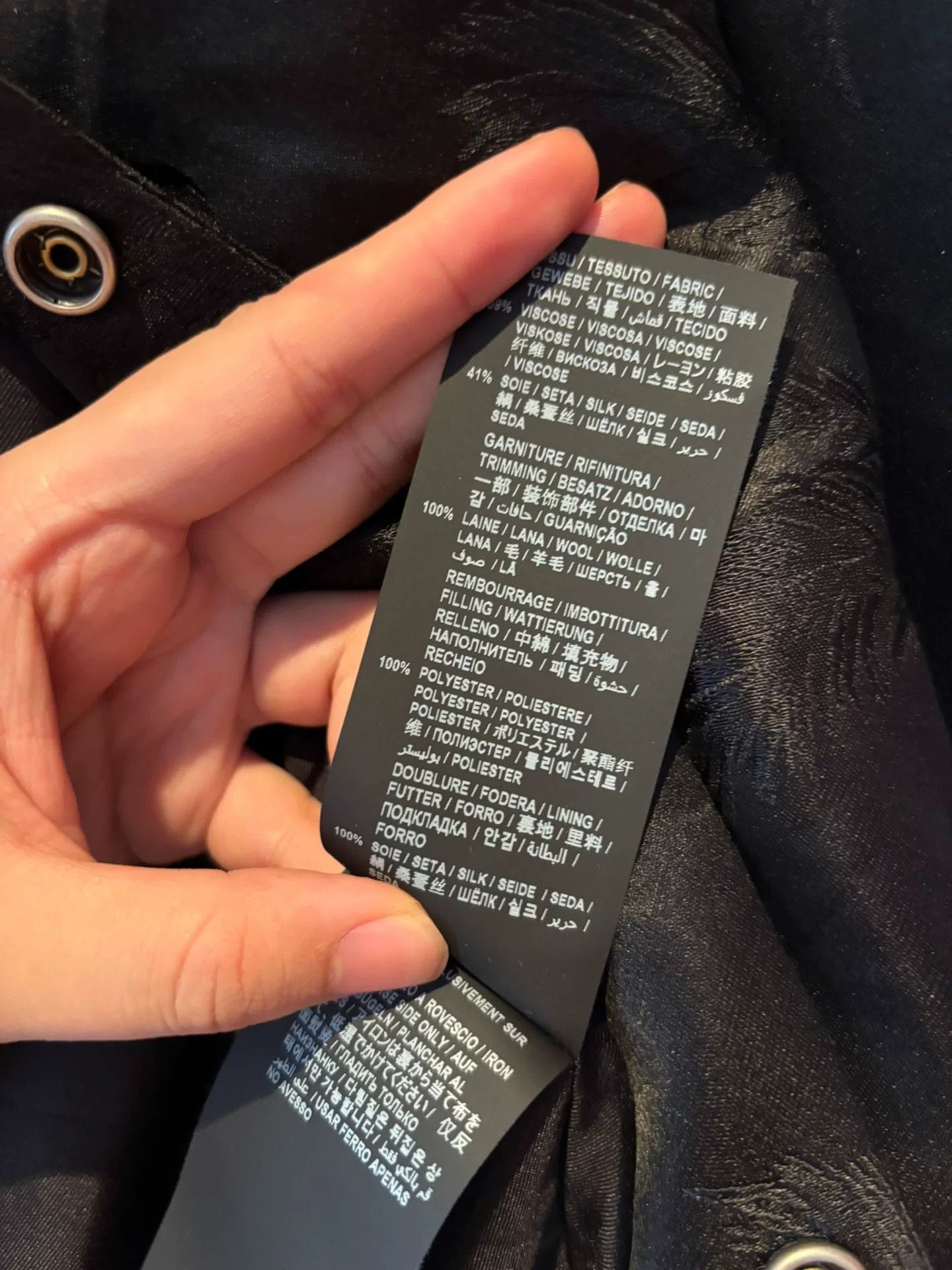 Saint Laurent Paris Saint Laurent Silk Jacquard Bomber Jacket Size S / US 4 / IT 40 - 6 Thumbnail