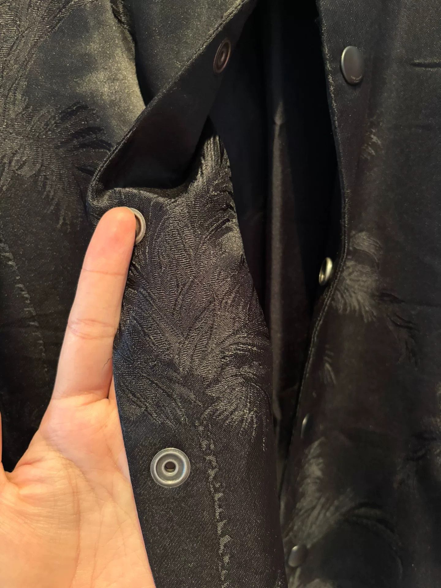 Saint Laurent Paris Saint Laurent Silk Jacquard Bomber Jacket Size S / US 4 / IT 40 - 3 Thumbnail