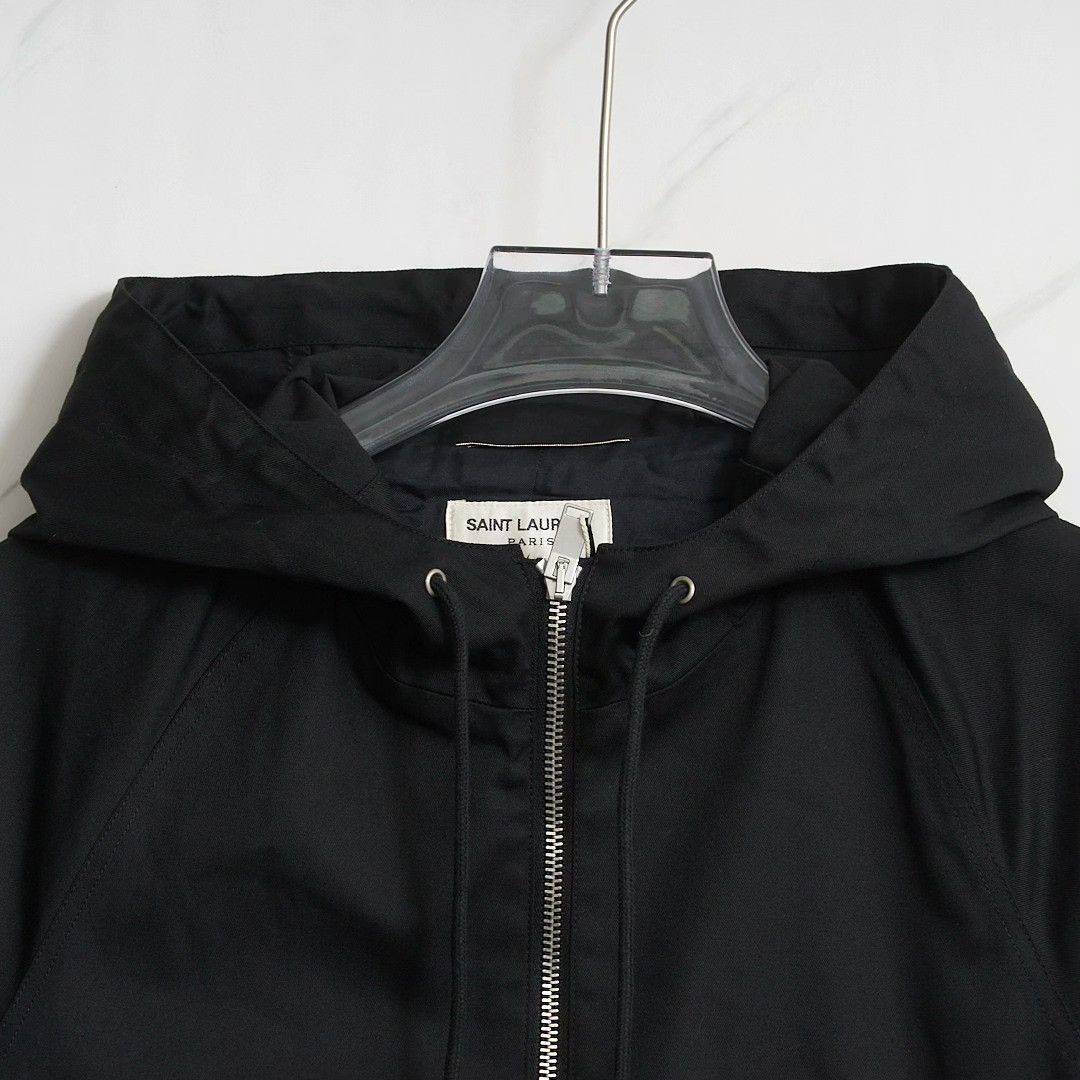 Saint Laurent Paris Saint Laurent Men's Hooded Double-Zip Jacket Size US M / EU 48-50 / 2 - 4 Thumbnail