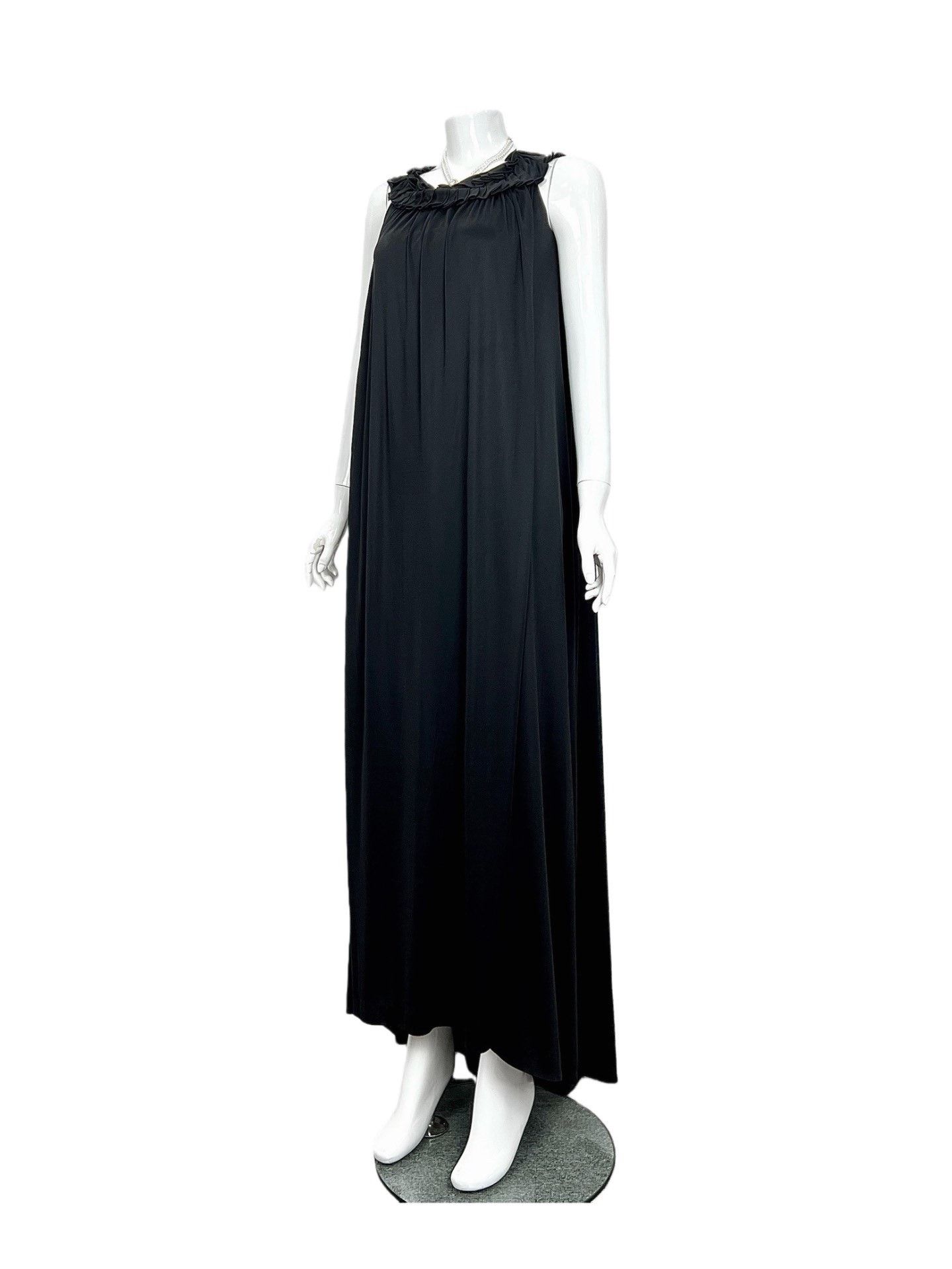 Saint Laurent Paris Yves Saint Laurent Black Sleeveless Maxi Dress Size M / US 6-8 / IT 42-44 - 2 Thumbnail