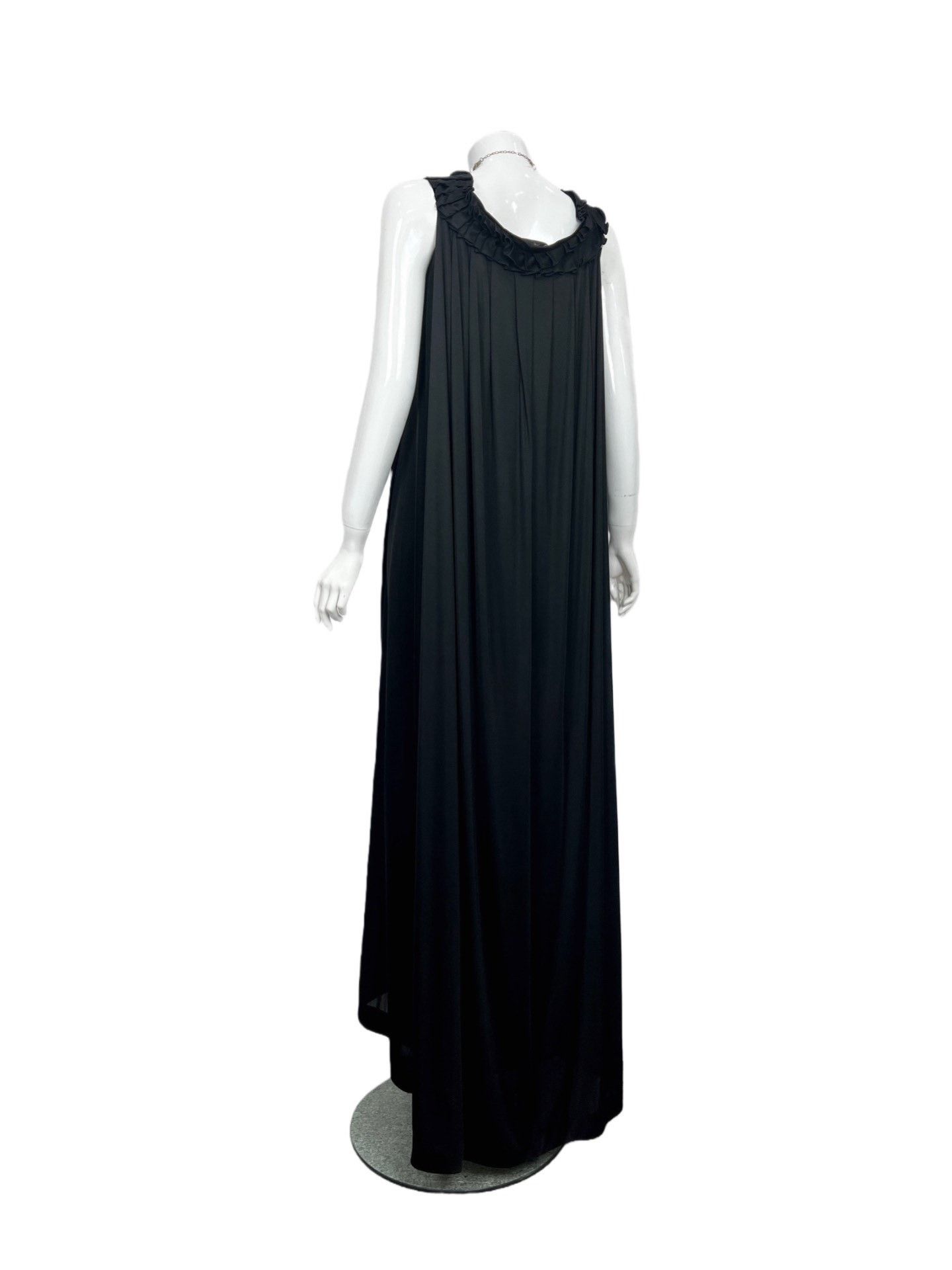 Saint Laurent Paris Yves Saint Laurent Black Sleeveless Maxi Dress Size M / US 6-8 / IT 42-44 - 3 Thumbnail