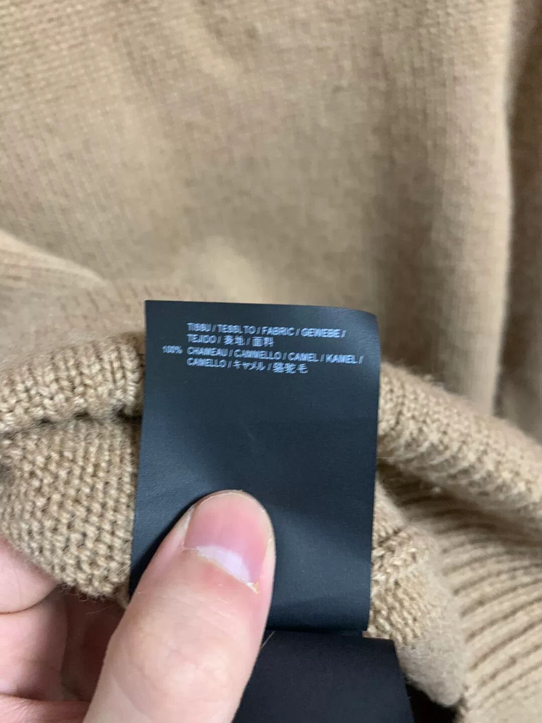 Saint Laurent Paris Saint Laurent Beige Turtleneck Sweater Size US S / EU 44-46 / 1 - 3 Thumbnail