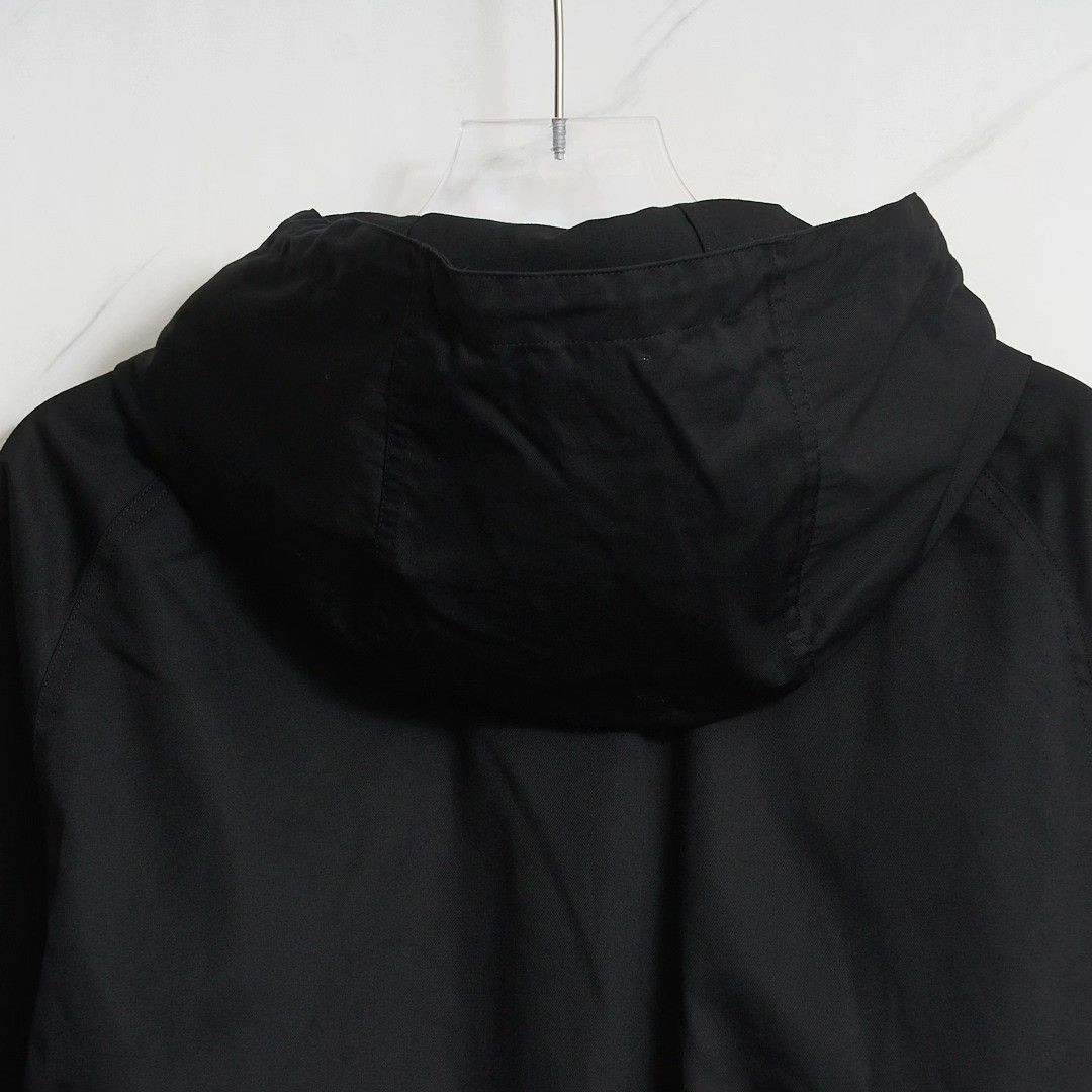 Saint Laurent Paris Saint Laurent Men's Black Hooded Jacket Size US M / EU 48-50 / 2 - 6 Thumbnail