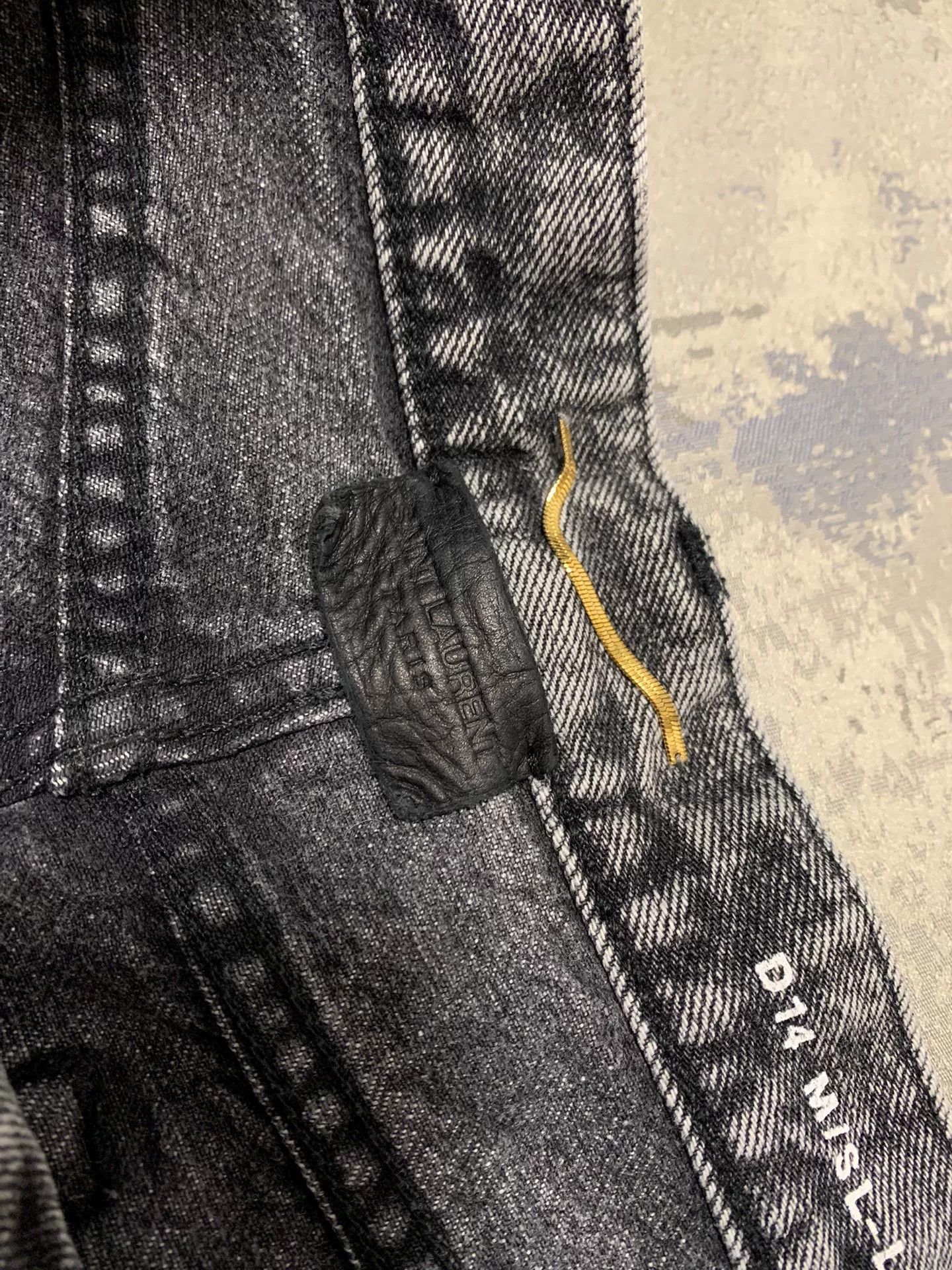 Saint Laurent Paris Saint Laurent Gray Distressed Jeans Size 27" / US 4 / IT 40 - 6 Thumbnail