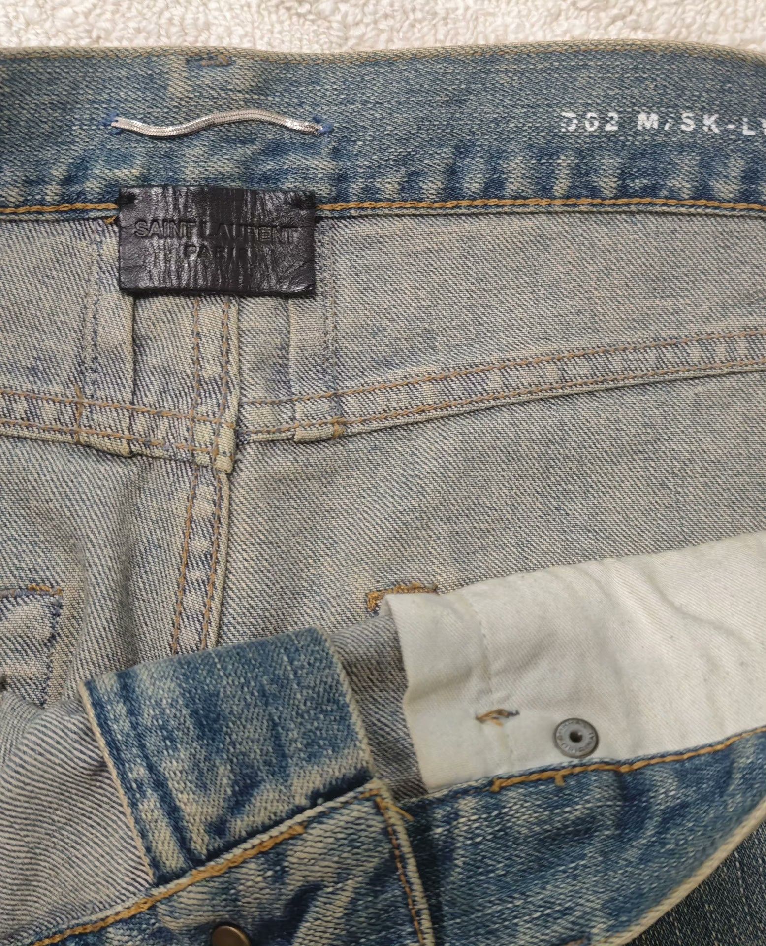 Saint Laurent Paris Saint Laurent Paris Distressed Jeans Size US 32 / EU 48 - 4 Thumbnail