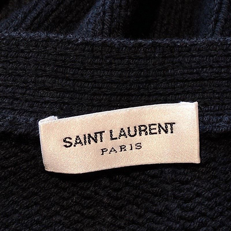 Saint Laurent Paris Saint Laurent Black Studded Knit Cardigan Size XS / US 0-2 / IT 36-38 - 8 Thumbnail