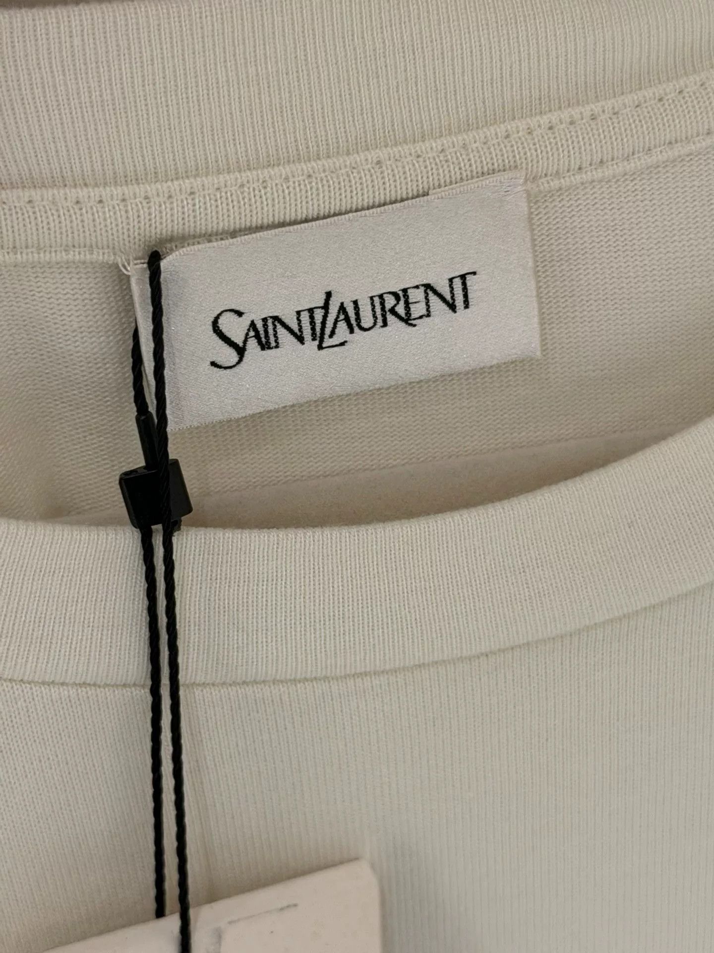 Saint Laurent Paris Saint Laurent Logo Short-Sleeve Women's T-Shirt Size S / US 4 / IT 40 - 3 Thumbnail