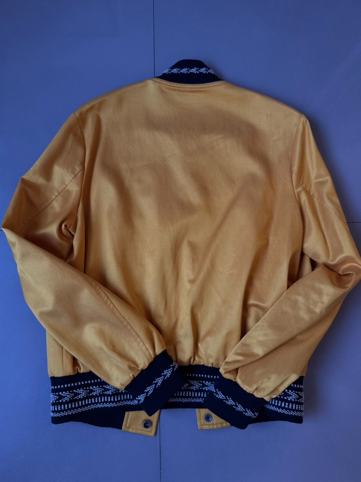 Saint Laurent Paris Saint Laurent Yellow Baseball Jacket Size US M / EU 48-50 / 2 - 2 Thumbnail