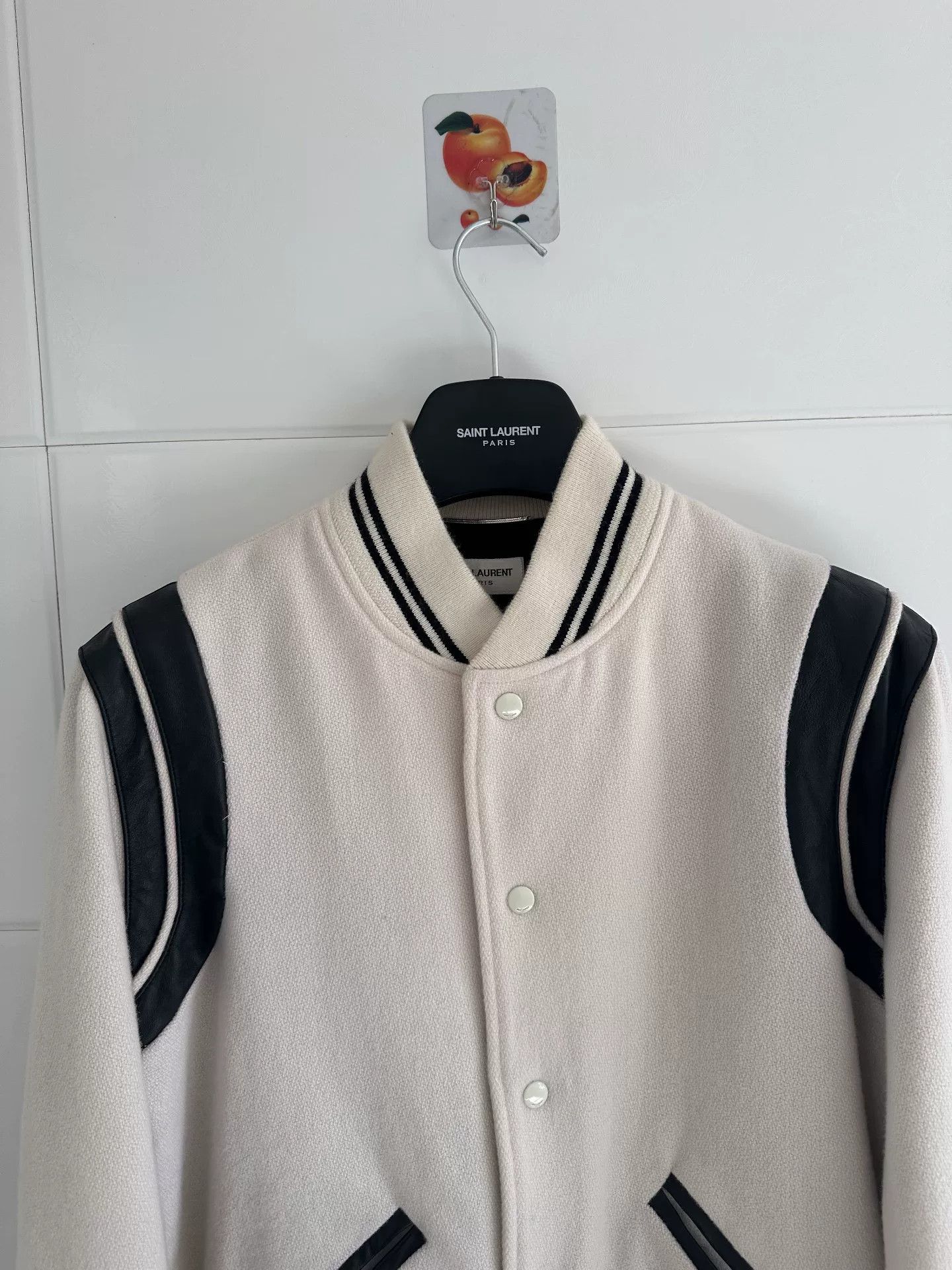 Saint Laurent Paris Saint Laurent 22FW Varsity Jacket Size US L / EU 52-54 / 3 - 2 Thumbnail