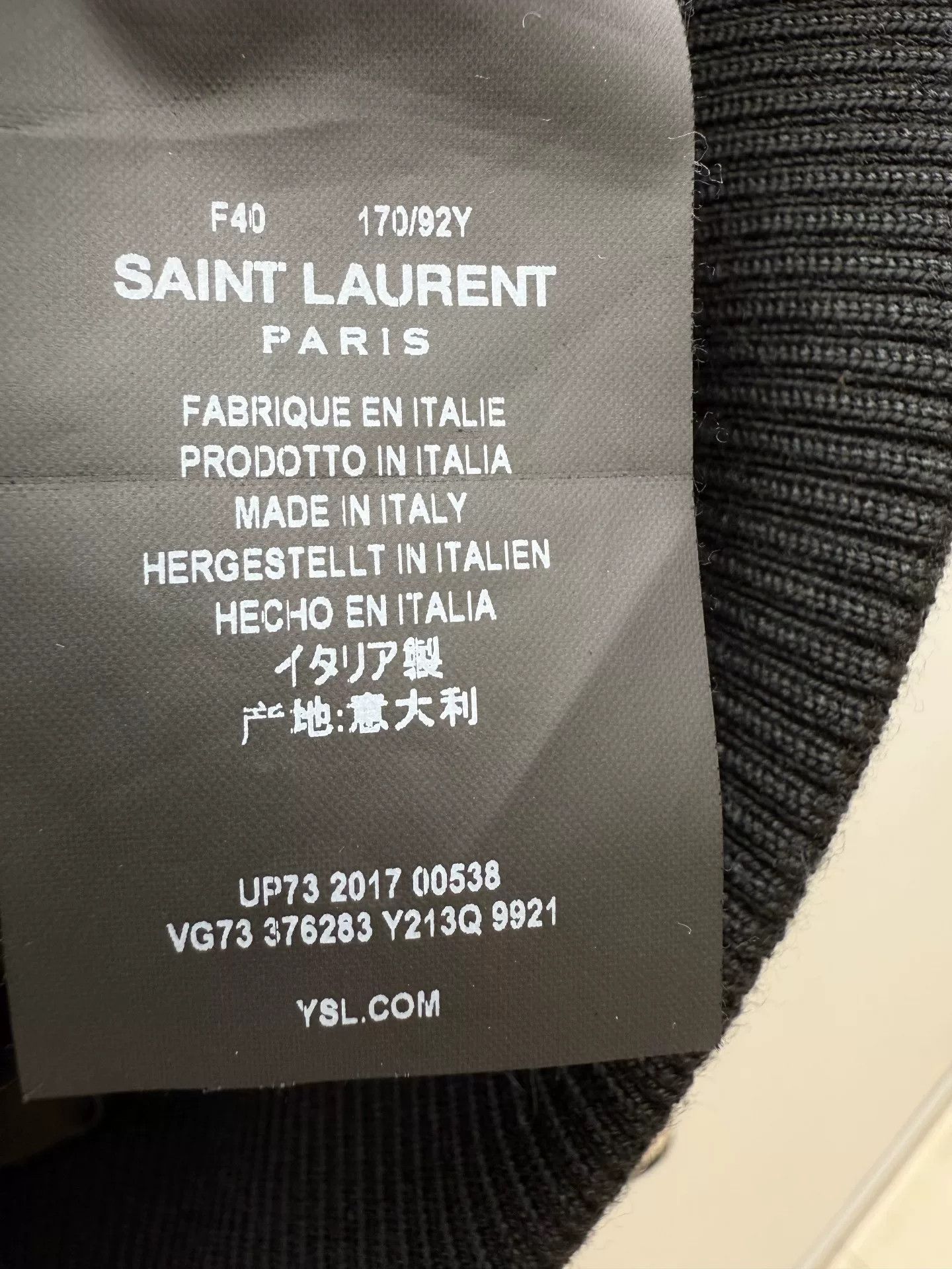 Saint Laurent Paris Saint Laurent Pink Black Varsity Jacket Size US XXS / EU 40 - 5 Thumbnail