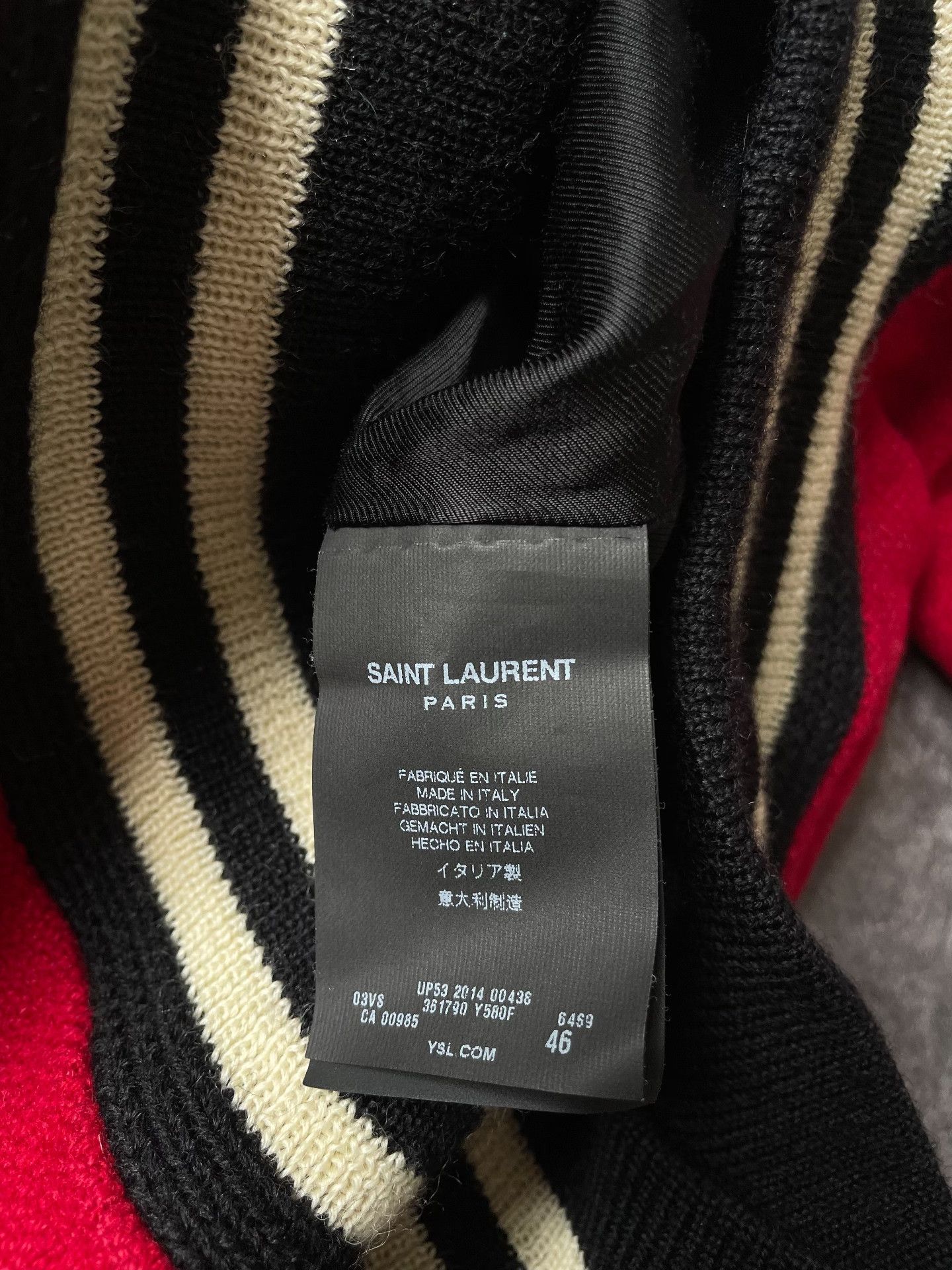 Saint Laurent Paris Saint Laurent Red Leopard Varsity Jacket Size US S / EU 44-46 / 1 - 5 Thumbnail