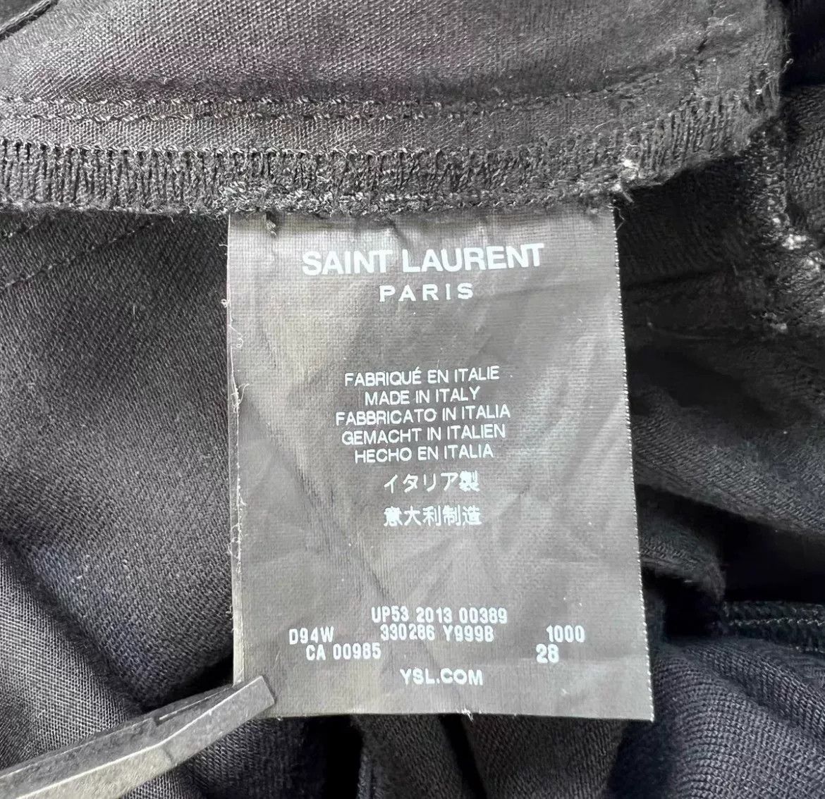 Saint Laurent Paris Saint Laurent Double Zipper Jeans Size US 28 / EU 44 - 5 Thumbnail