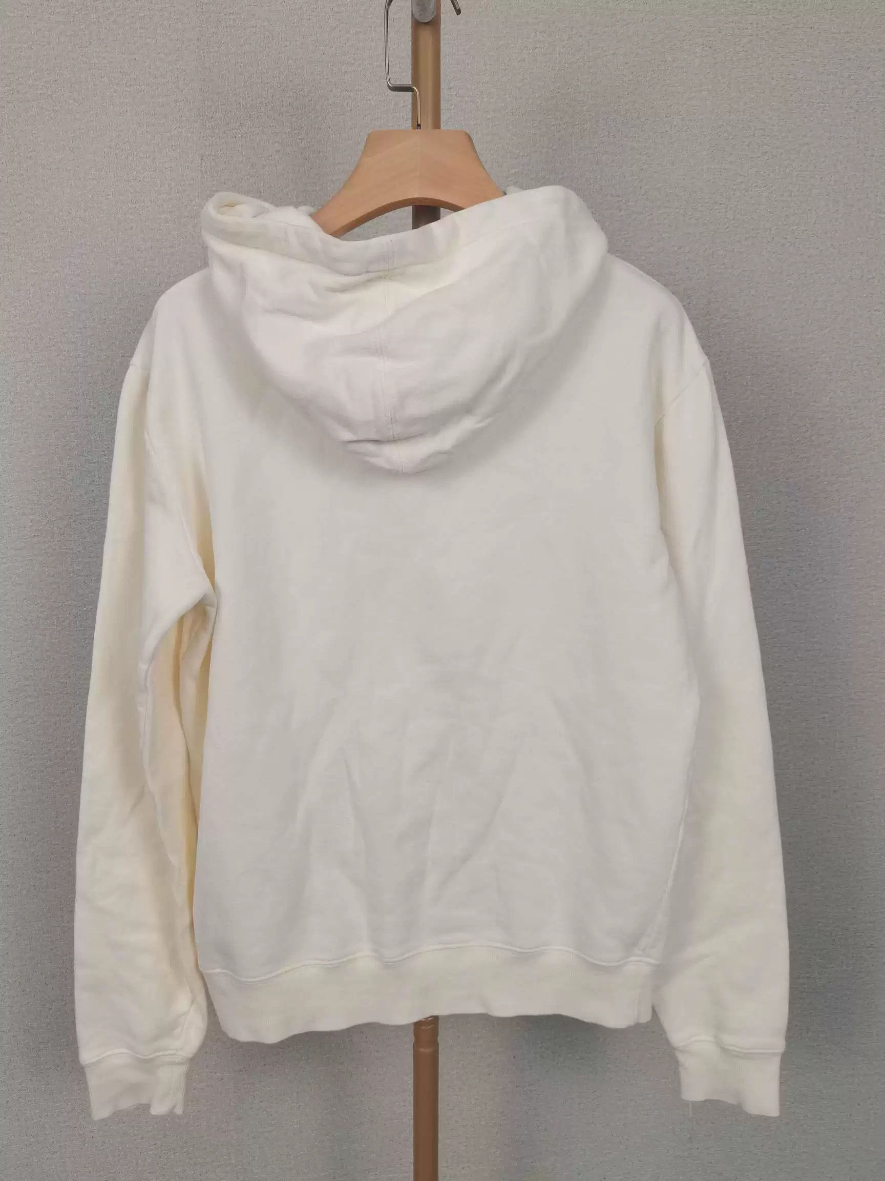 Saint Laurent Paris Saint Laurent Cream Hoodie XS Size US XS / EU 42 / 0 - 2 Thumbnail