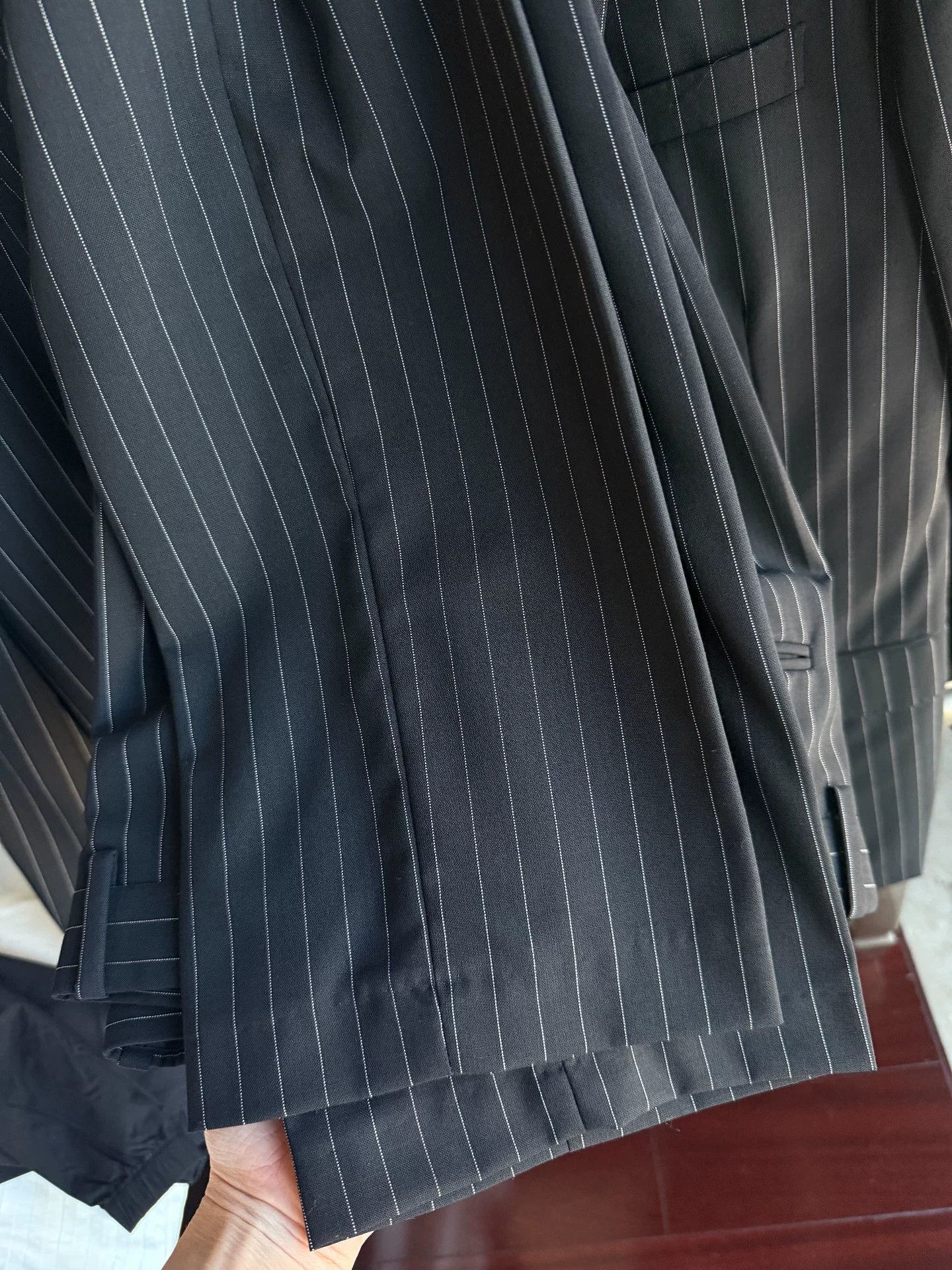 Saint Laurent Paris Saint Laurent Dark Gray Pinstripe Suit Size US S / EU 44-46 / 1 - 5 Thumbnail