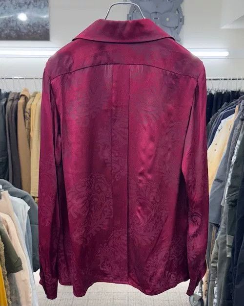 Saint Laurent Paris Yves Saint Laurent 1980s Floral Silk Shirt Size XXS / US 00 / IT 34 - 2 Thumbnail