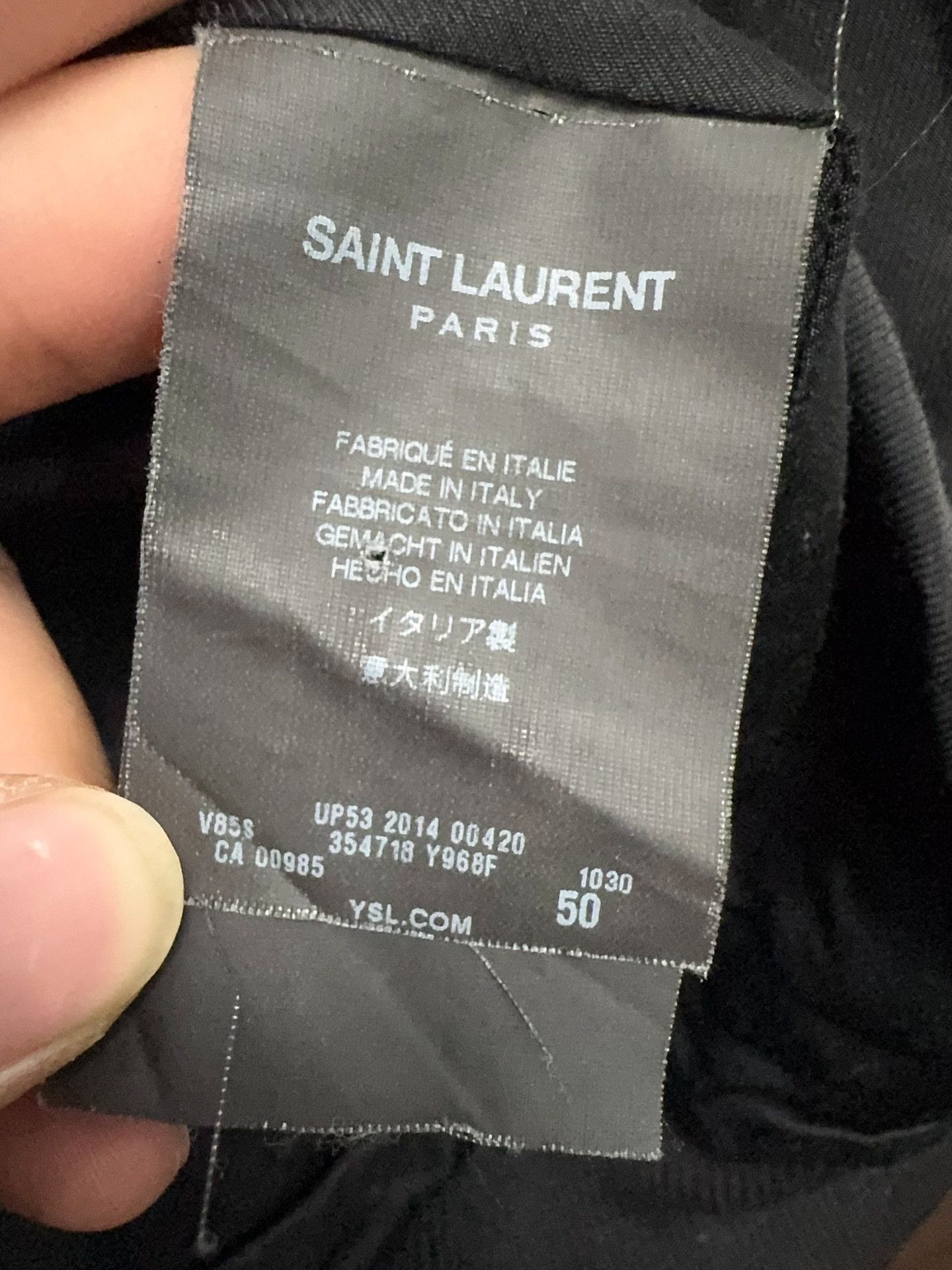 Saint Laurent Paris Saint Laurent Gray Baseball Jacket Size US M / EU 48-50 / 2 - 4 Thumbnail