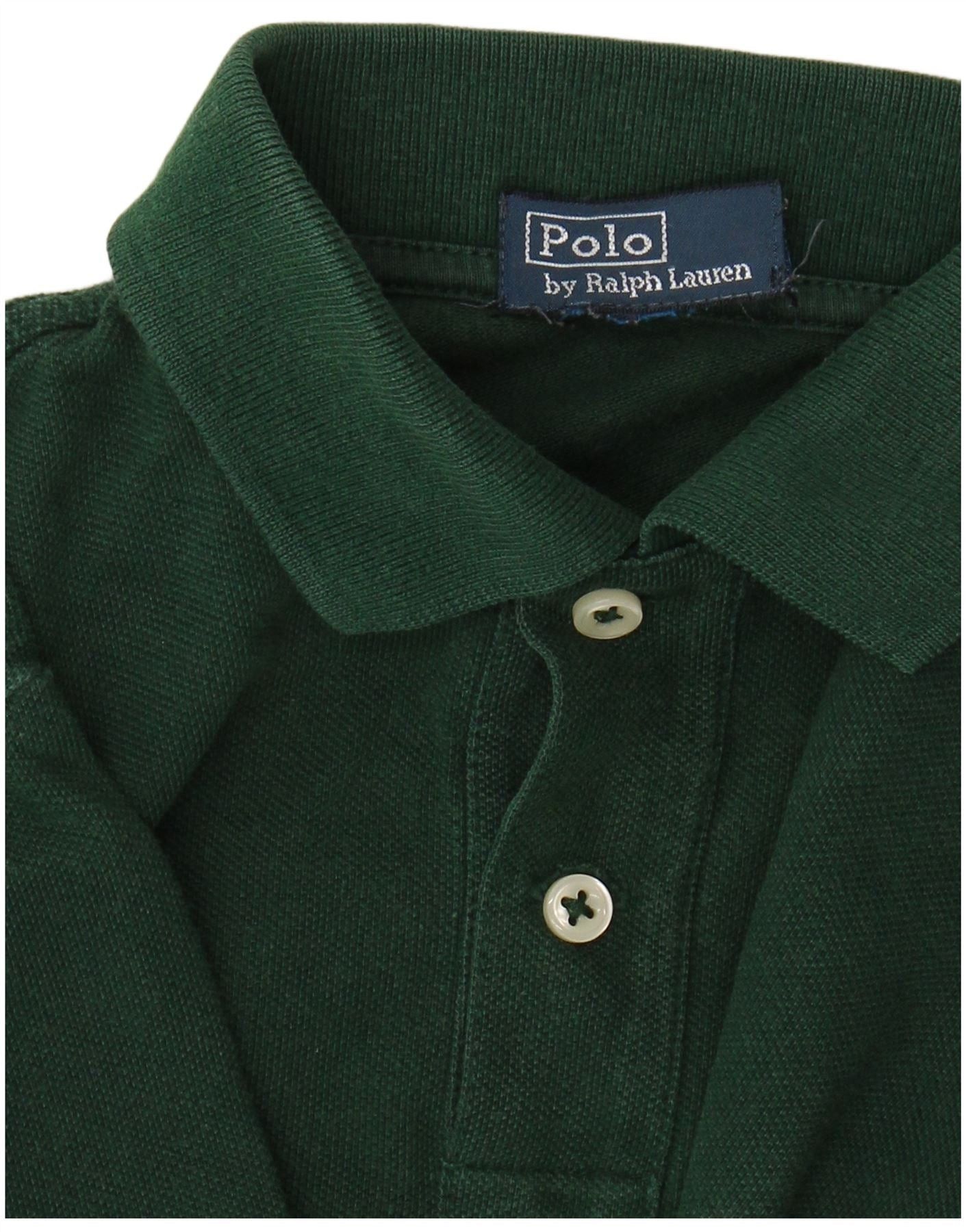 Polo Ralph Lauren Boys Long Sleeve Polo Shirt 9-10 Years Green Size ONE SIZE - 4 Thumbnail