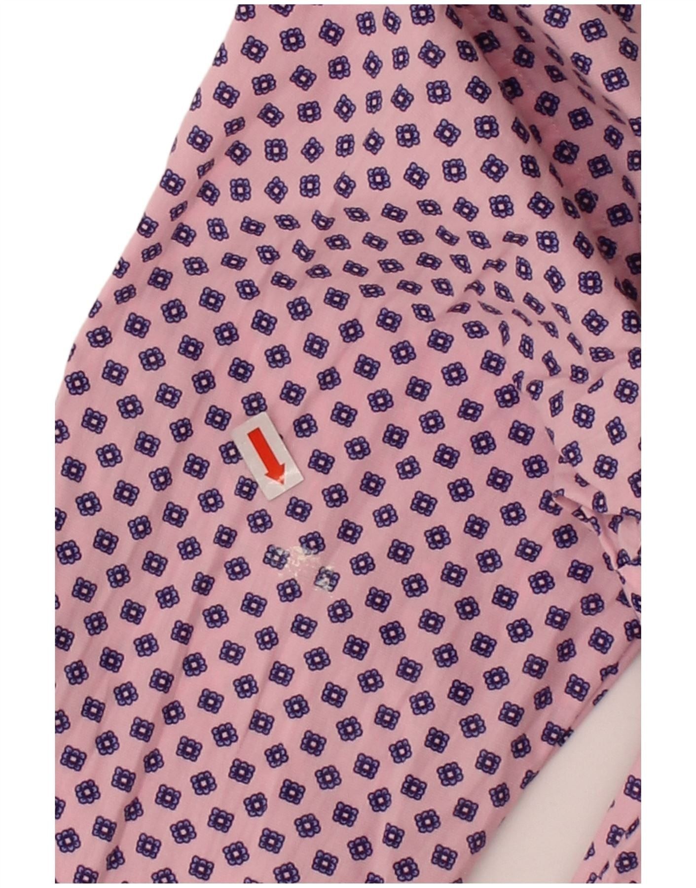 Ralph Lauren Mens Slim Fit Shirt Small Pink Spotted Cotton Size US S / EU 44-46 / 1 - 3 Thumbnail