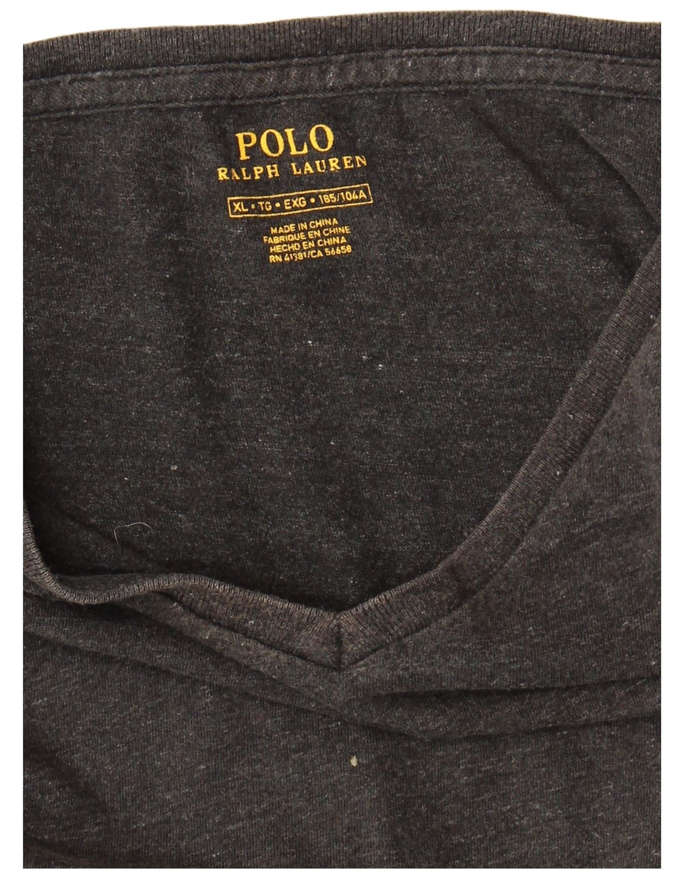 Polo Ralph Lauren Mens T-Shirt Top XL Grey Size US XXL / EU 58 / 5 - 4 Thumbnail