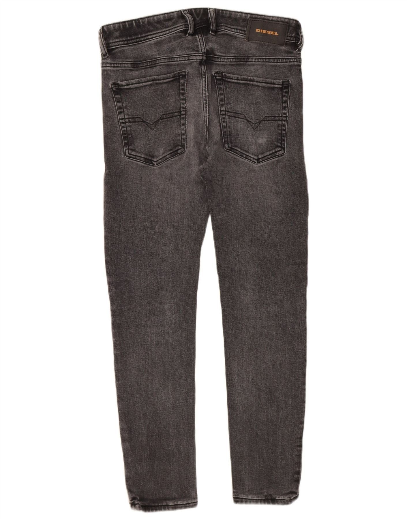 Diesel Womens Skinny Jeans W30 L27 Grey Cotton Size 42" / US 20 - 2 Thumbnail