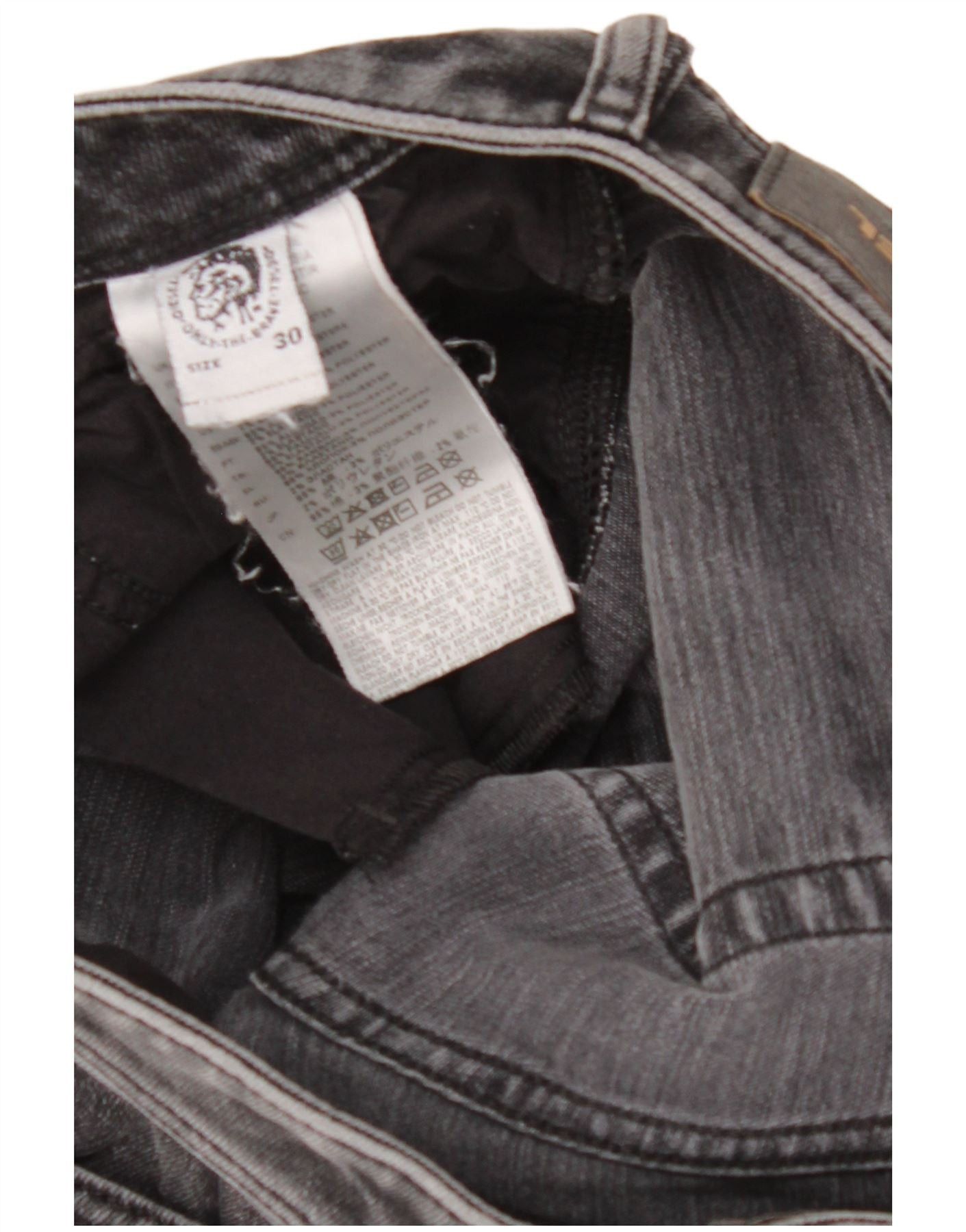 Diesel Womens Skinny Jeans W30 L27 Grey Cotton Size 42" / US 20 - 3 Thumbnail