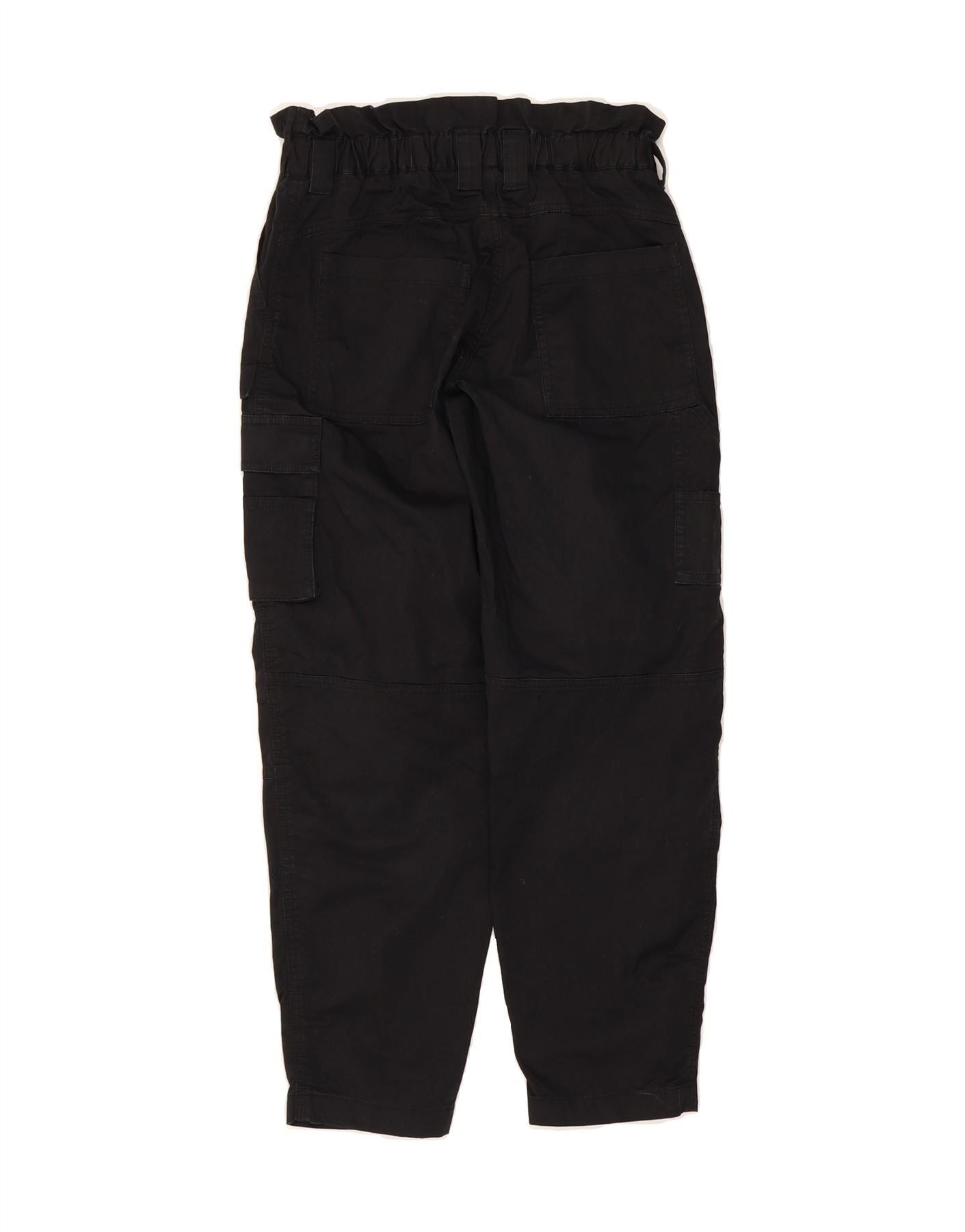 Diesel Girls High Waist Loose Fit Cargo Trousers 9-10 Years W25 L24 Size 28" / US 6 / IT 42 - 2 Thumbnail