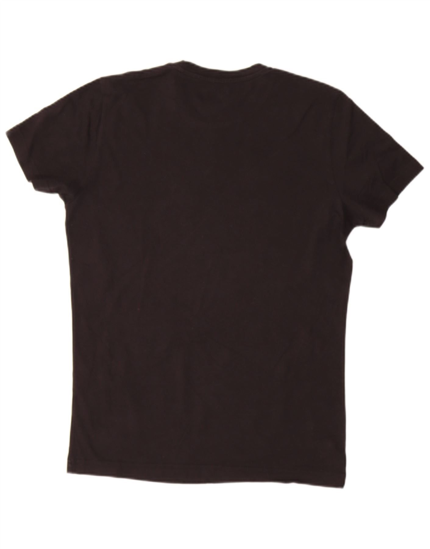 Diesel Mens Graphic T-Shirt Top Medium Black Size US M / EU 48-50 / 2 - 2 Thumbnail