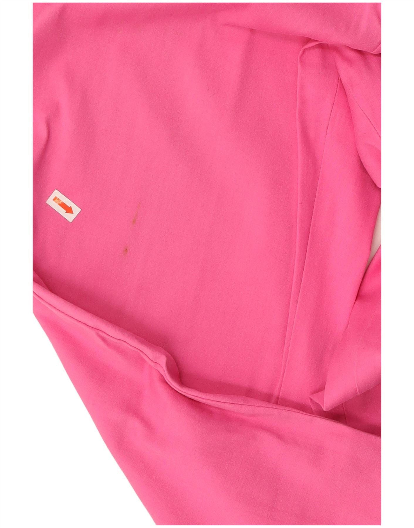 Ralph Lauren Womens Slim Cropped Trousers US 4 Small W28 L26 Pink Cotton Size 25" / US 0 / IT 36 - 3 Thumbnail