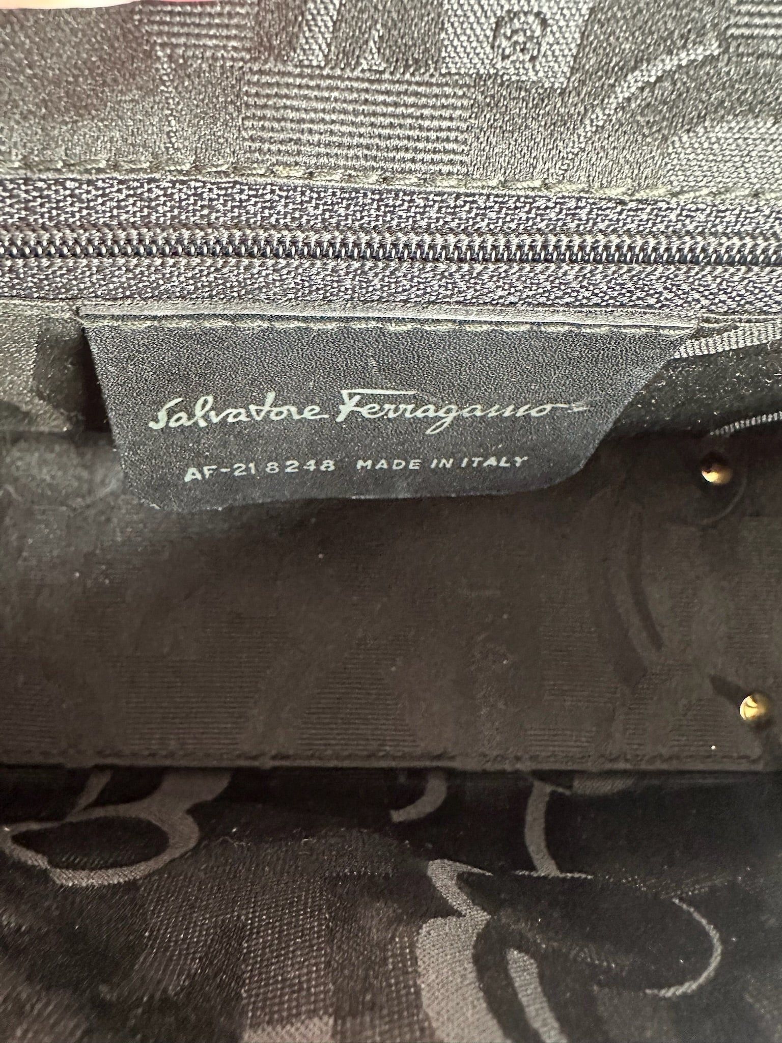 Salvatore Ferragamo Vintage Patent Leather Bag Black Size ONE SIZE - 3 Thumbnail