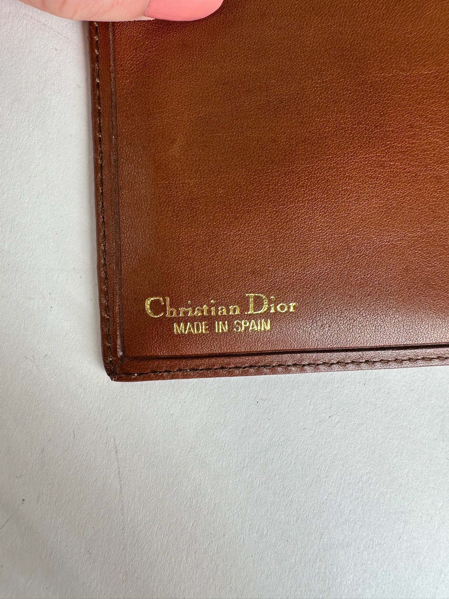 Dior Vintage Canvas Leather Wallet / Card Holder Brown Size ONE SIZE - 8 Thumbnail