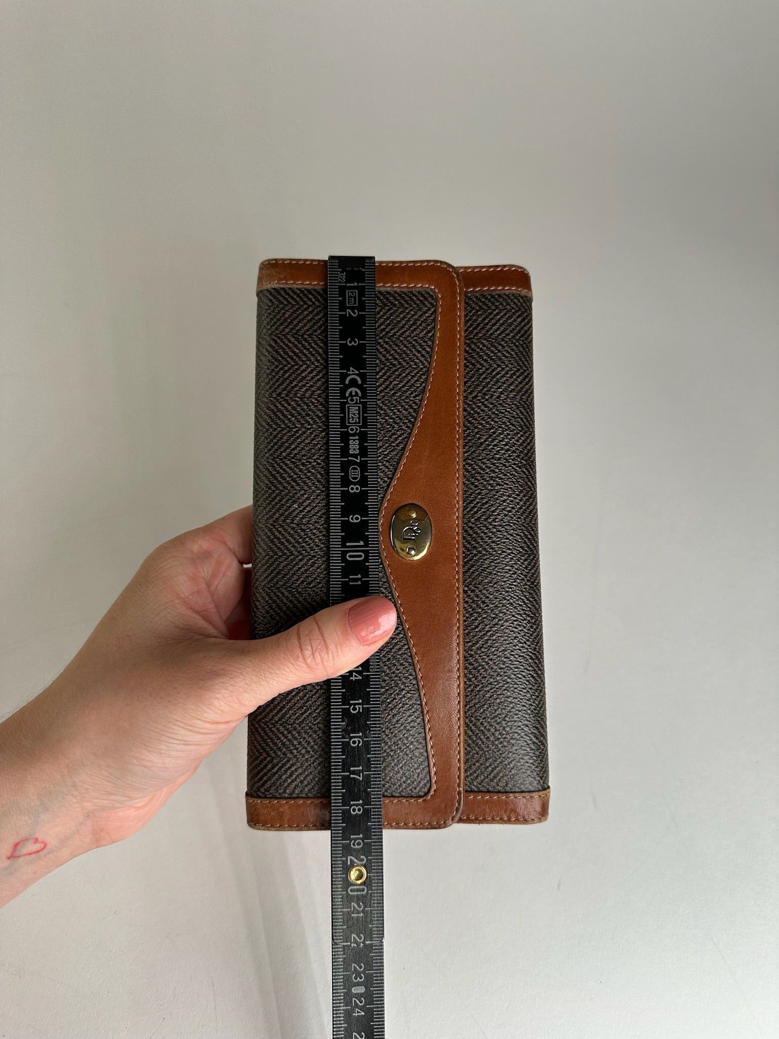Dior Vintage Canvas Leather Wallet / Card Holder Brown Size ONE SIZE - 6 Thumbnail