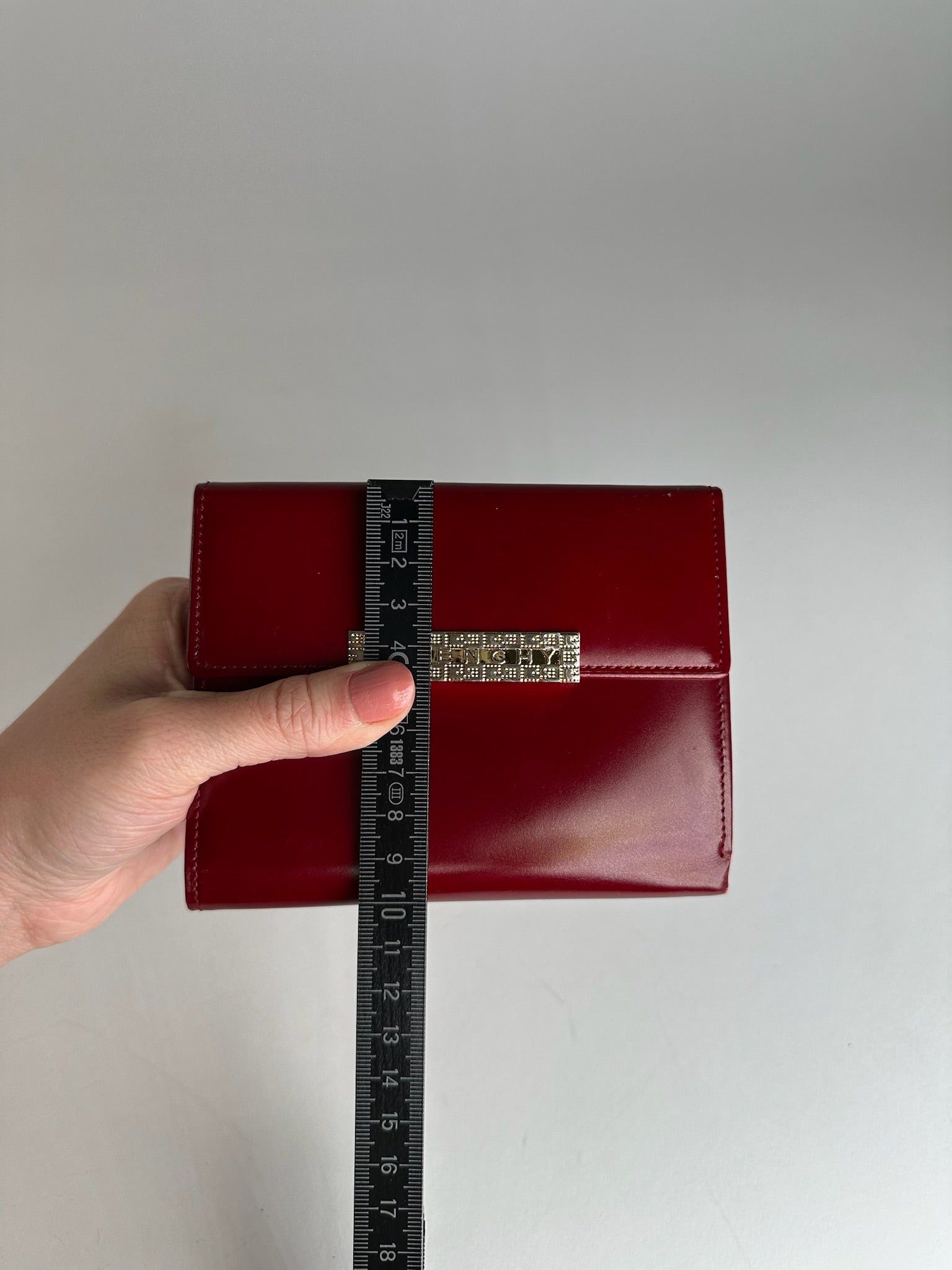 Givenchy Vintage Patent Leather Wallet Red Size ONE SIZE - 11 Thumbnail