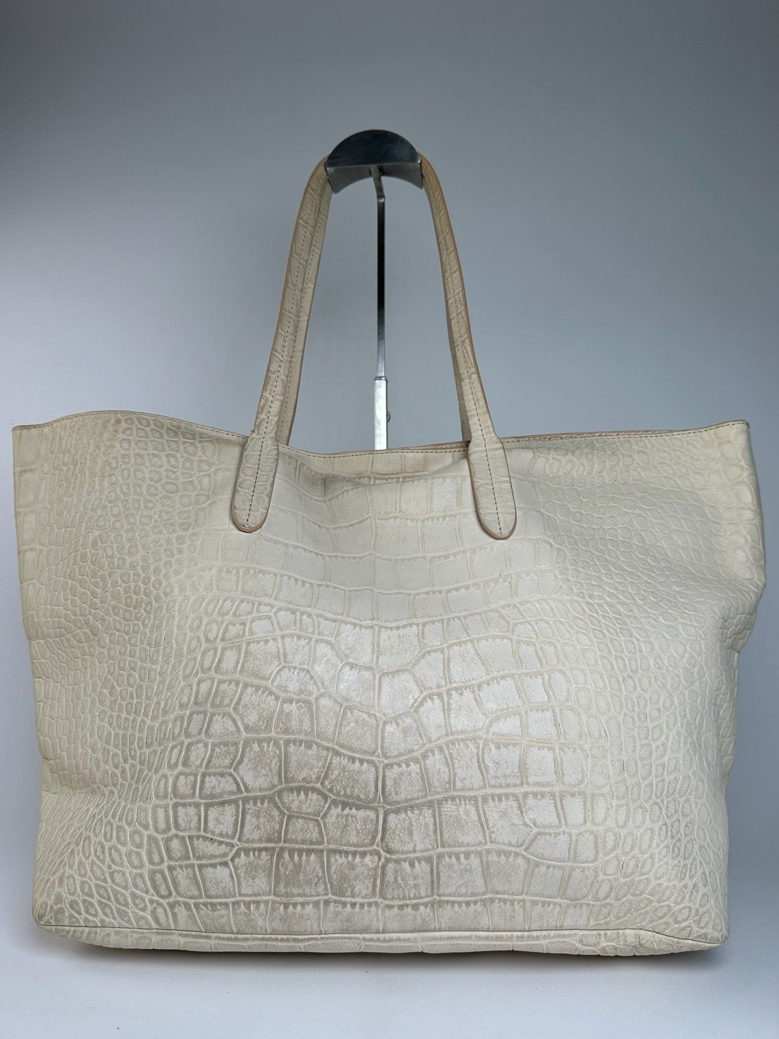 Emilio Pucci Vintage Crocodile Emblossed Leather Tote Bag Size ONE SIZE - 2 Thumbnail