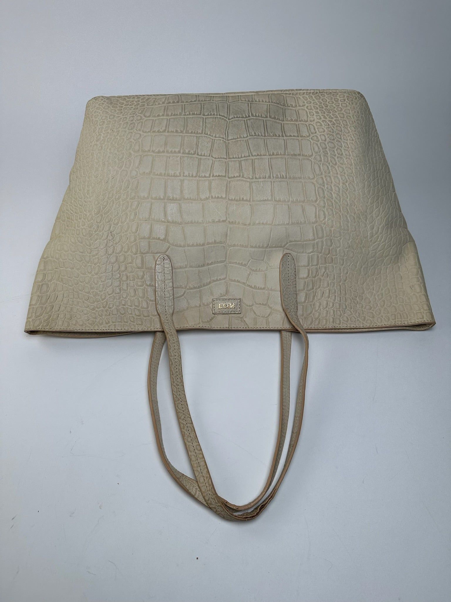 Emilio Pucci Vintage Crocodile Emblossed Leather Tote Bag Size ONE SIZE - 6 Thumbnail