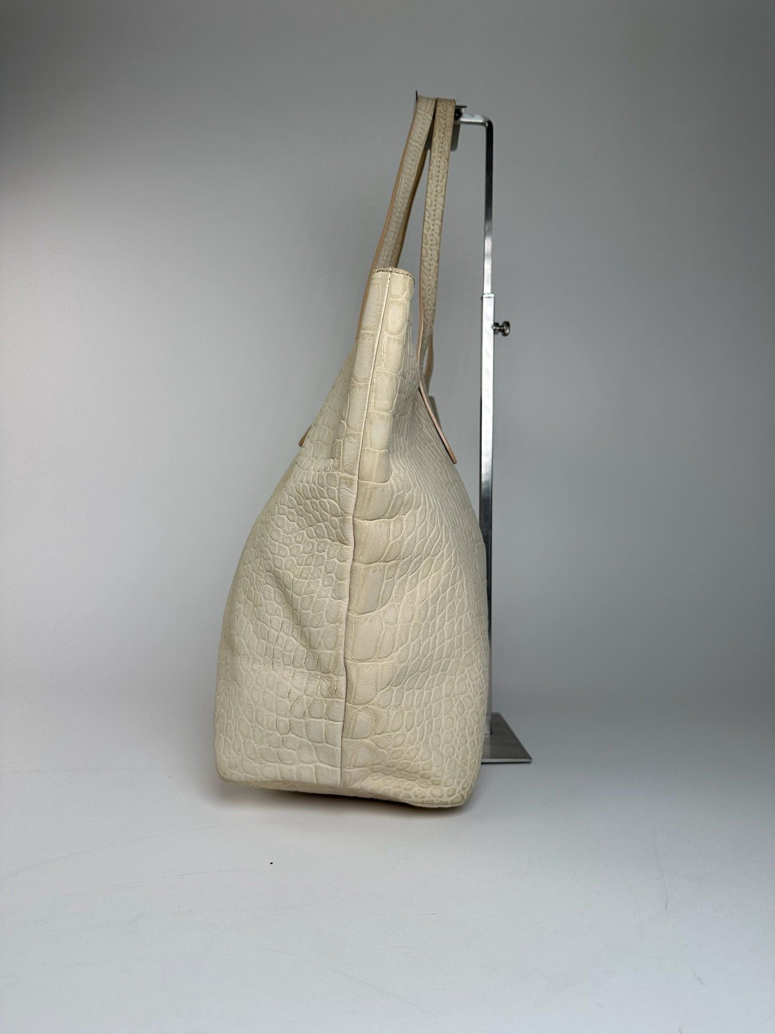 Emilio Pucci Vintage Crocodile Emblossed Leather Tote Bag Size ONE SIZE - 7 Thumbnail